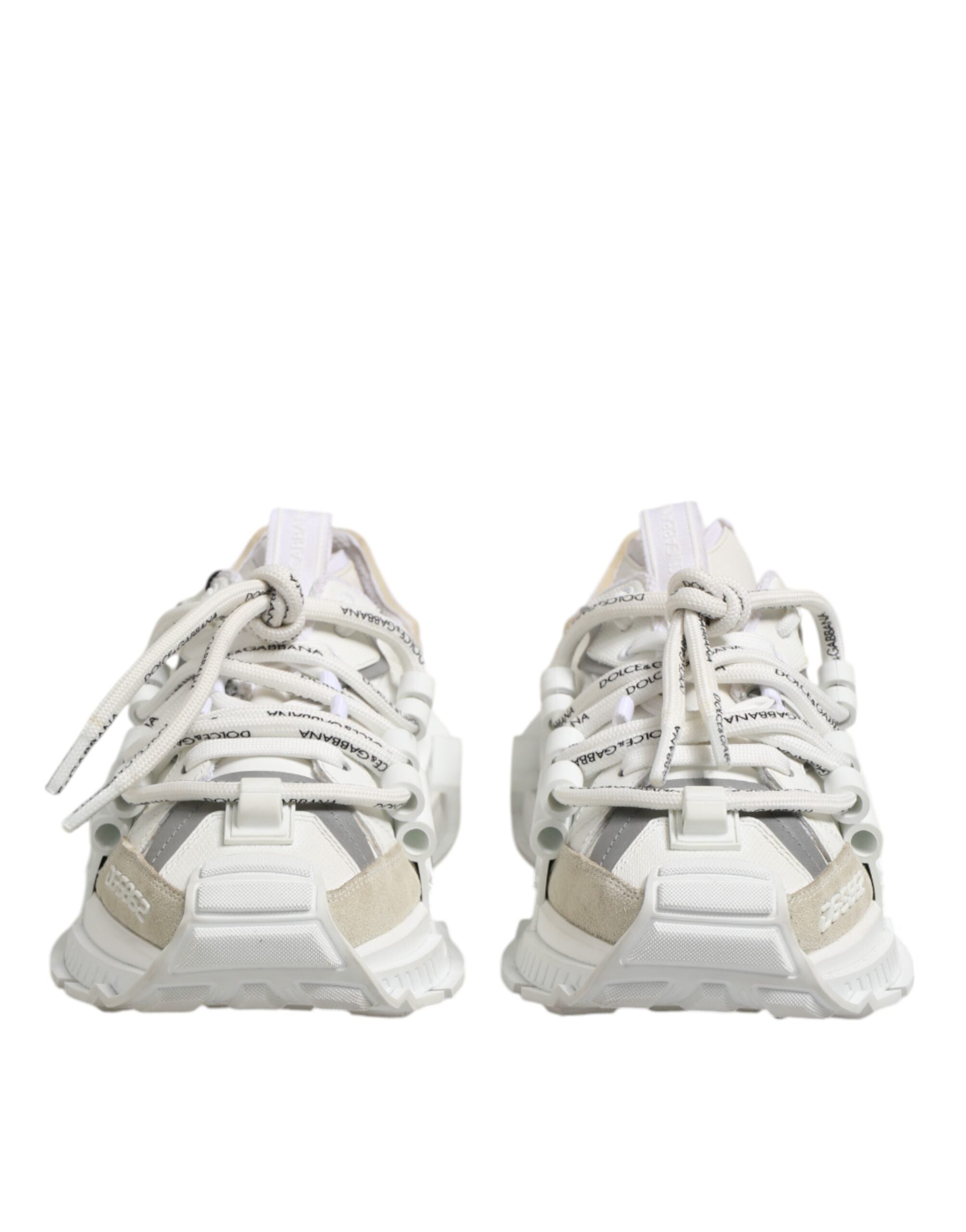 White Gray Low Top Space Sneakers Shoes - ventzia