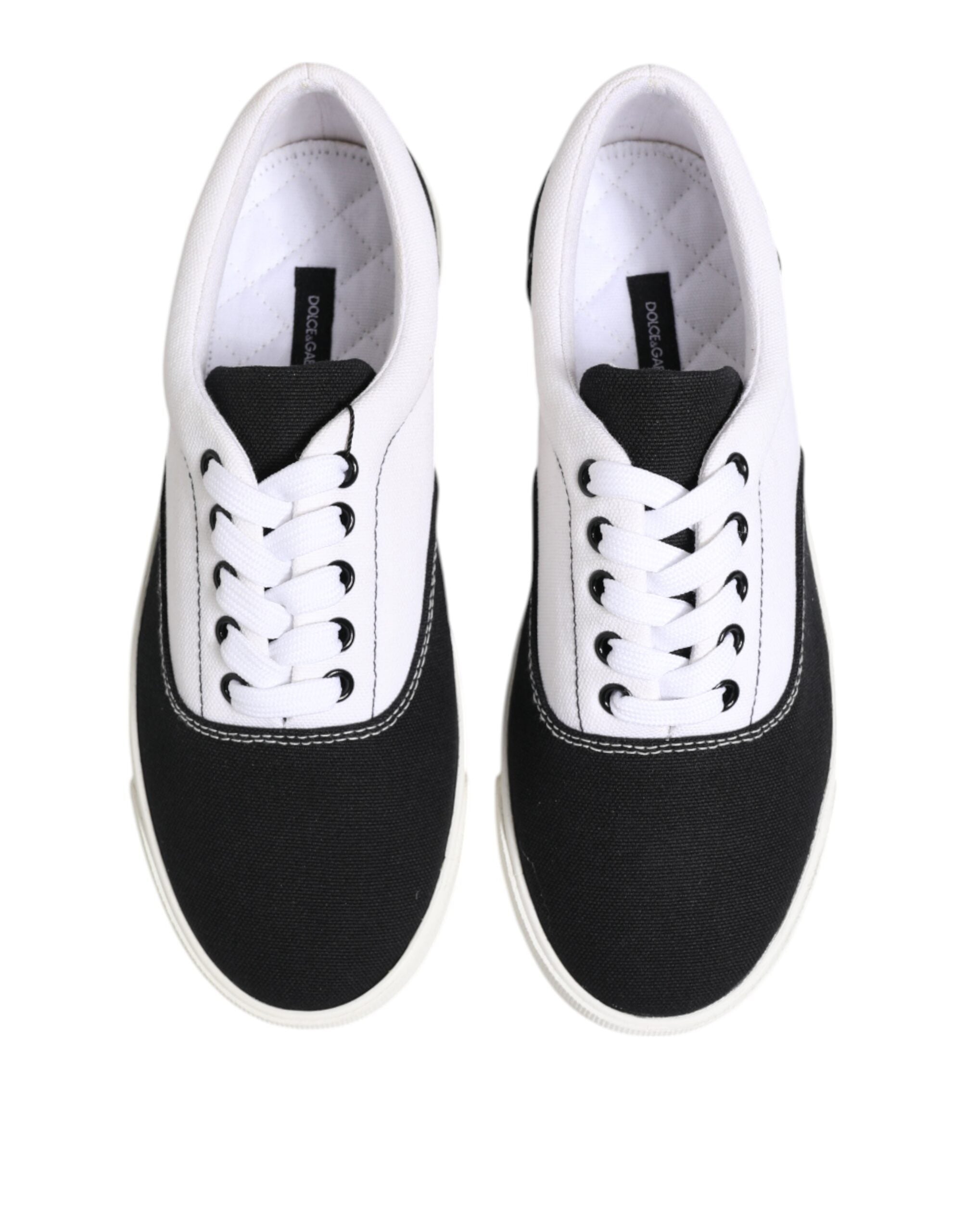 Black Cotton Canvas Lace Up Men Sneakers Shoes - ventzia