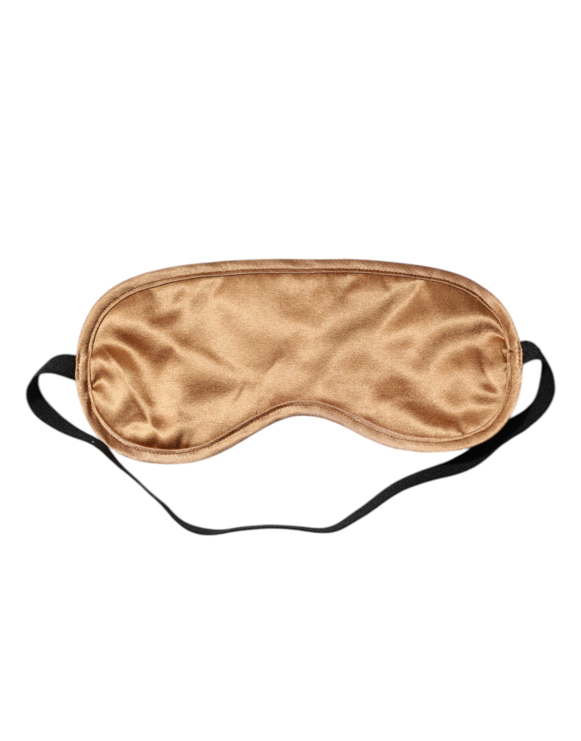 Beige Men Regular Boxer Eye Mask Set Underwear - ventzia