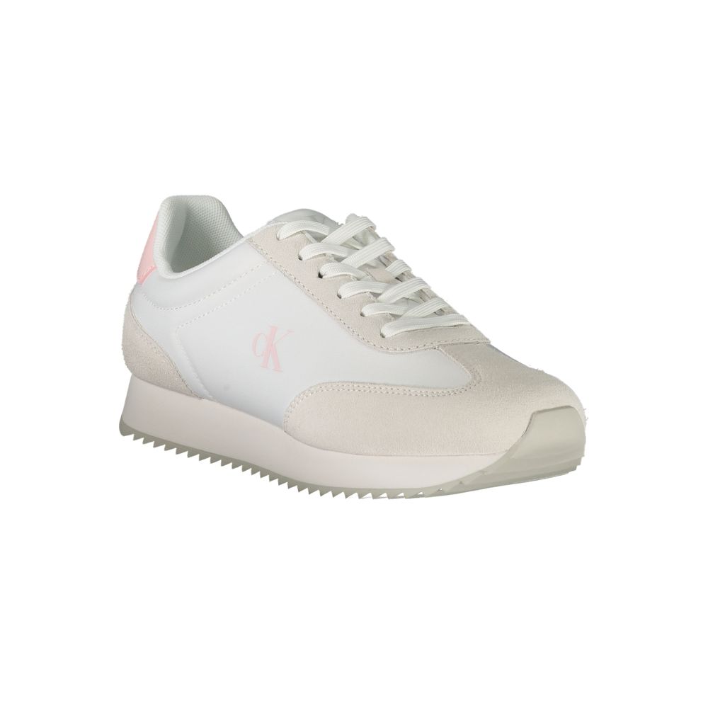 Bianco Leather Woman Sneaker - ventzia