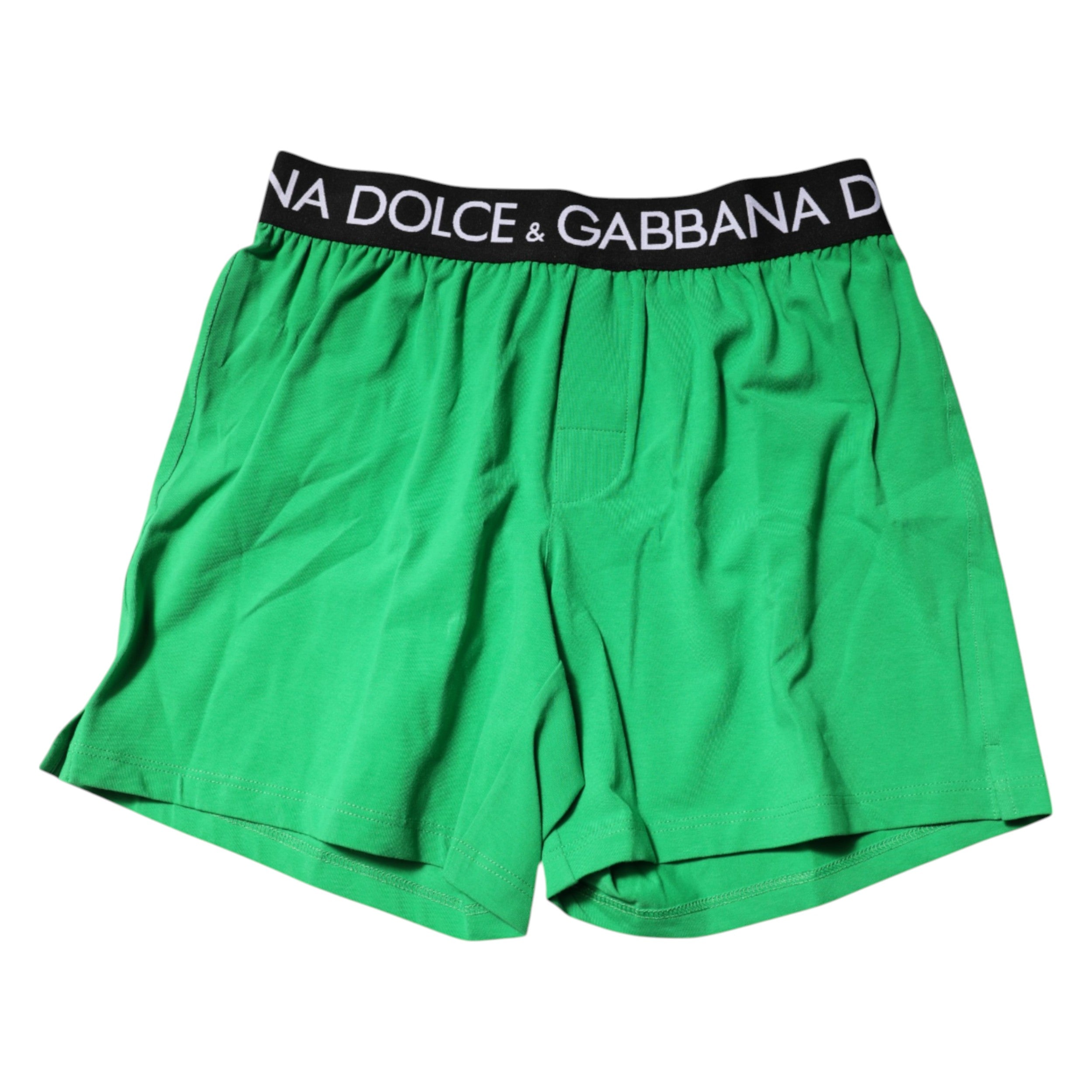 Green Cotton Regular Boxer Shorts Underwear - ventzia