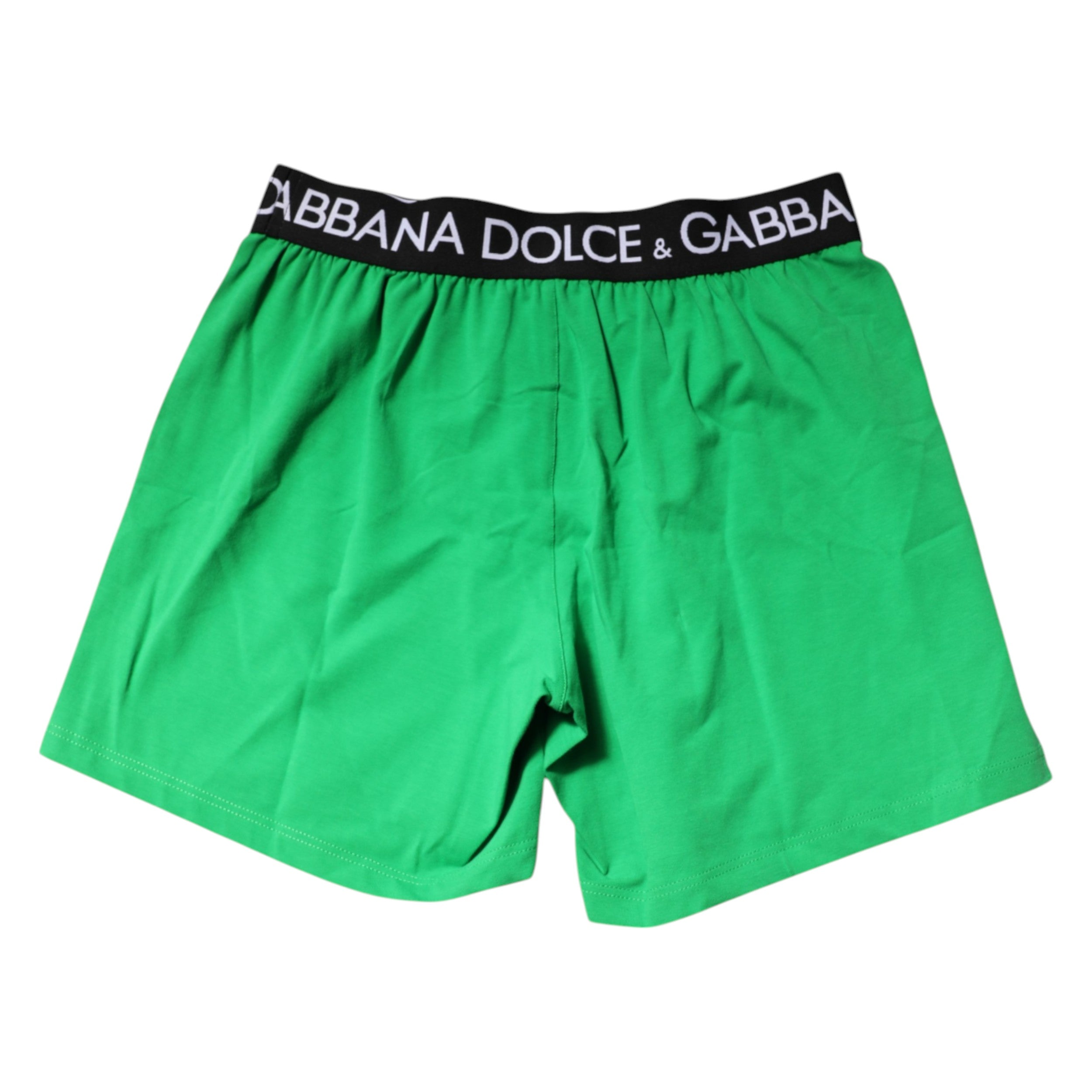 Green Cotton Regular Boxer Shorts Underwear - ventzia