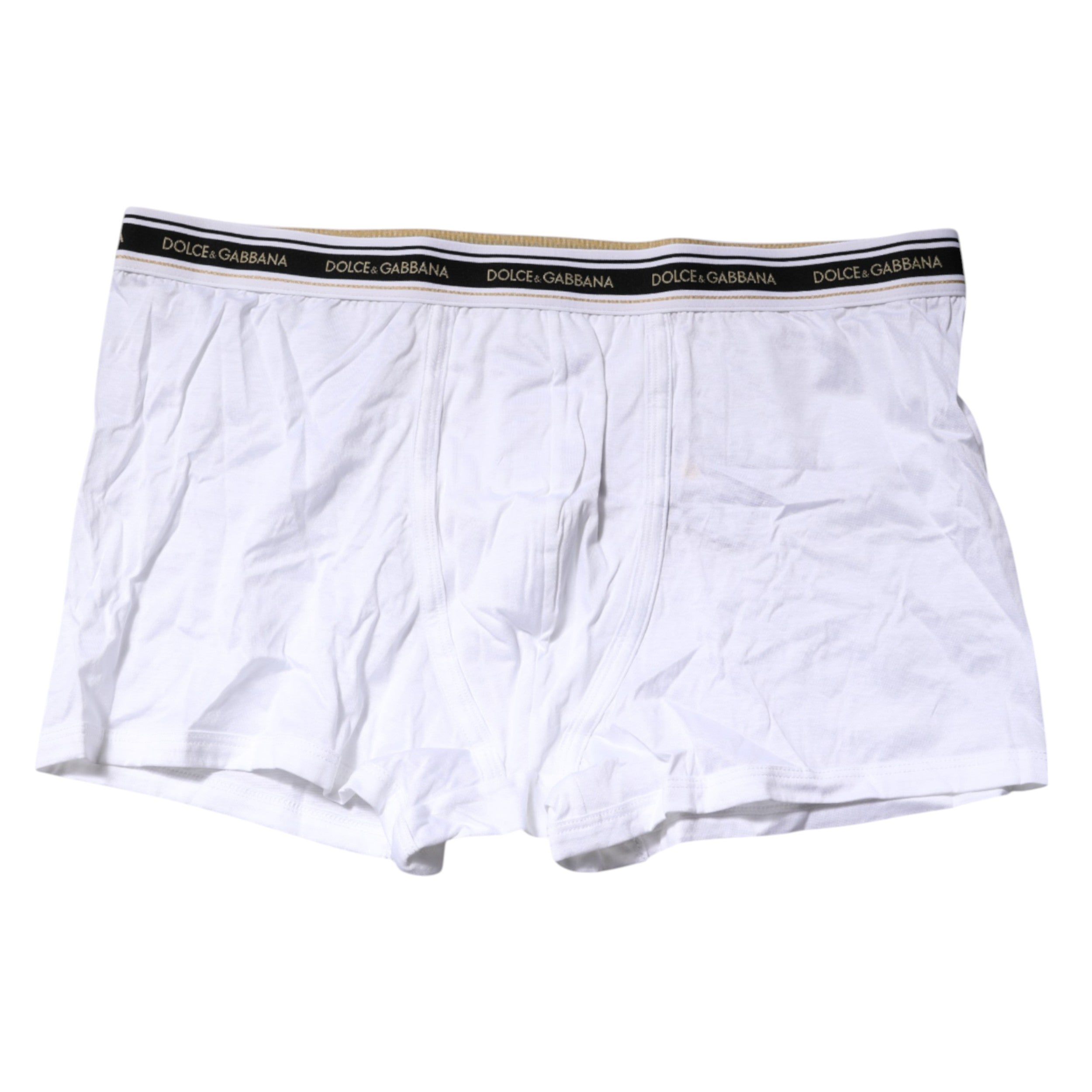 White Cotton Stretch Regular Boxer Underwear - ventzia