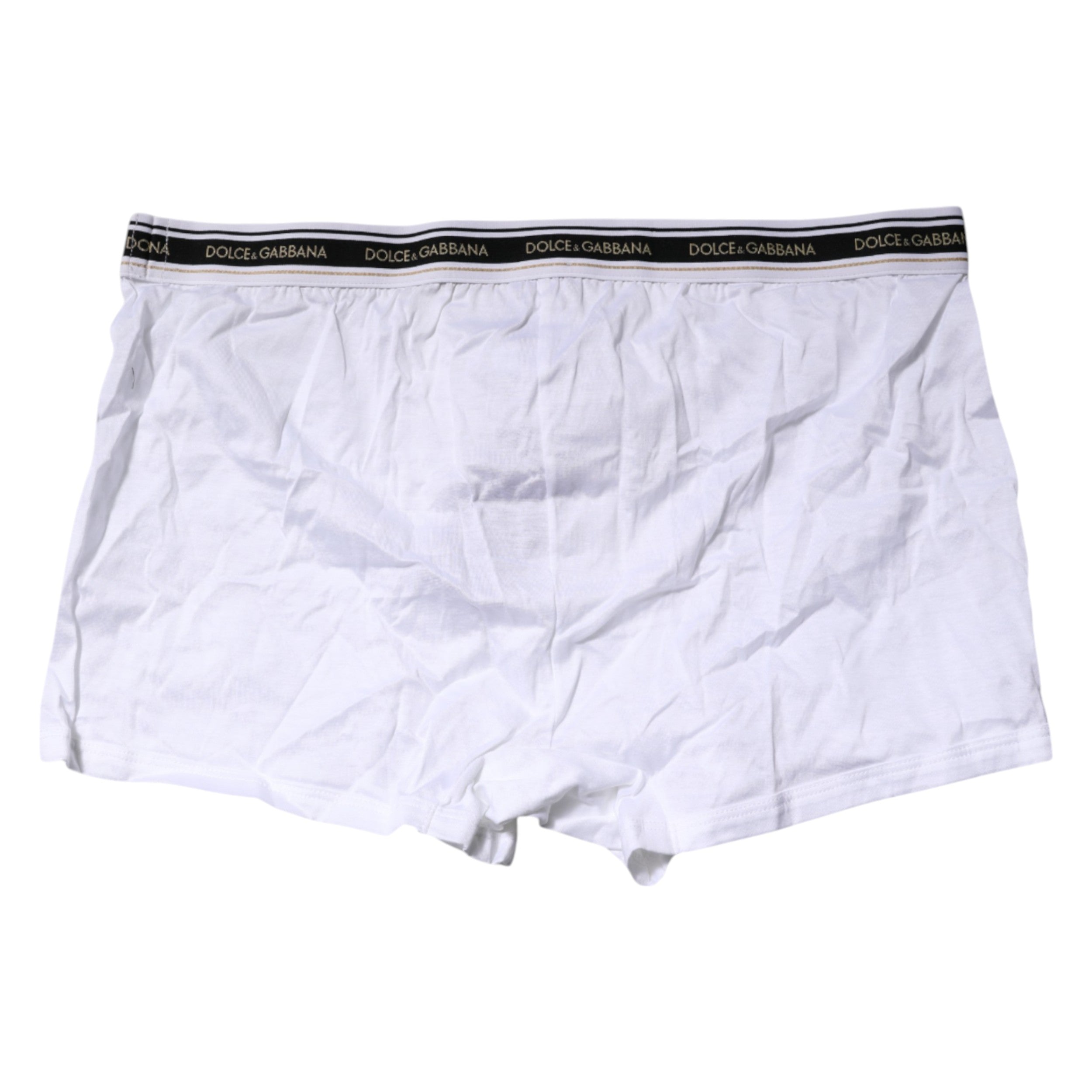 White Cotton Stretch Regular Boxer Underwear - ventzia