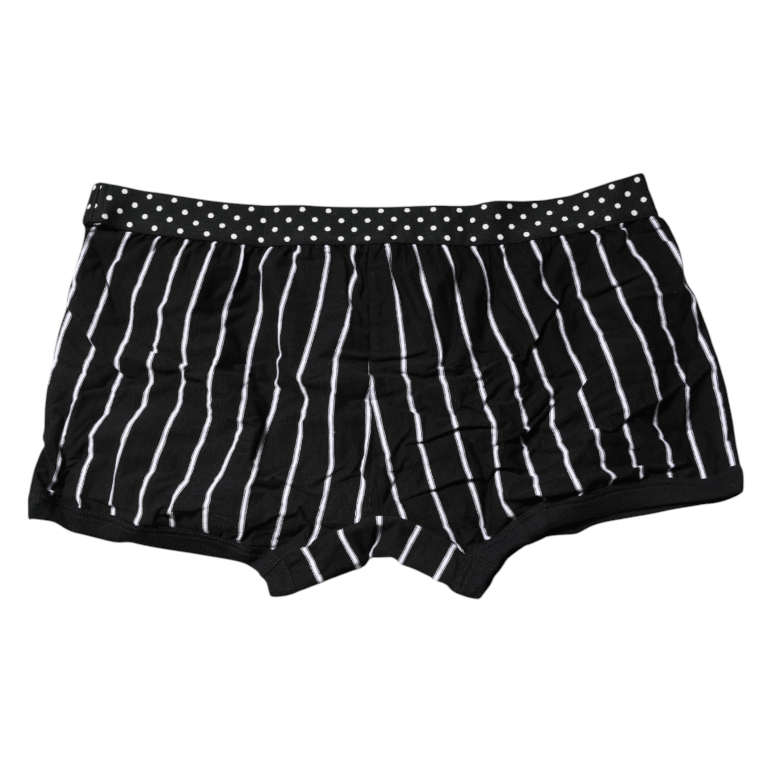 Black White Striped Regular Boxer Underwear - ventzia