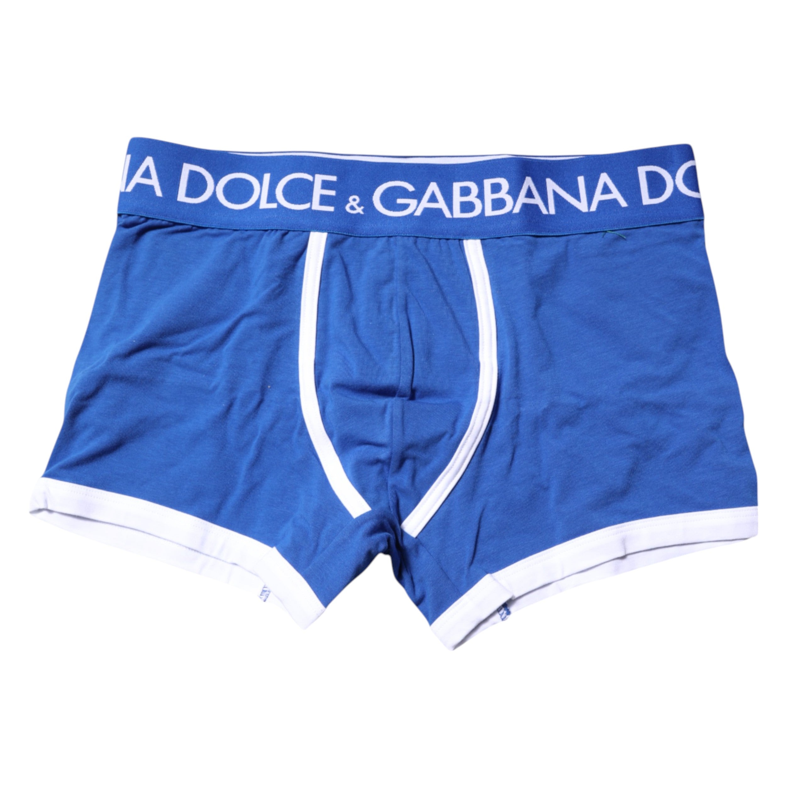 Blue Logo Waist Regular Boxer Brief Underwear - ventzia
