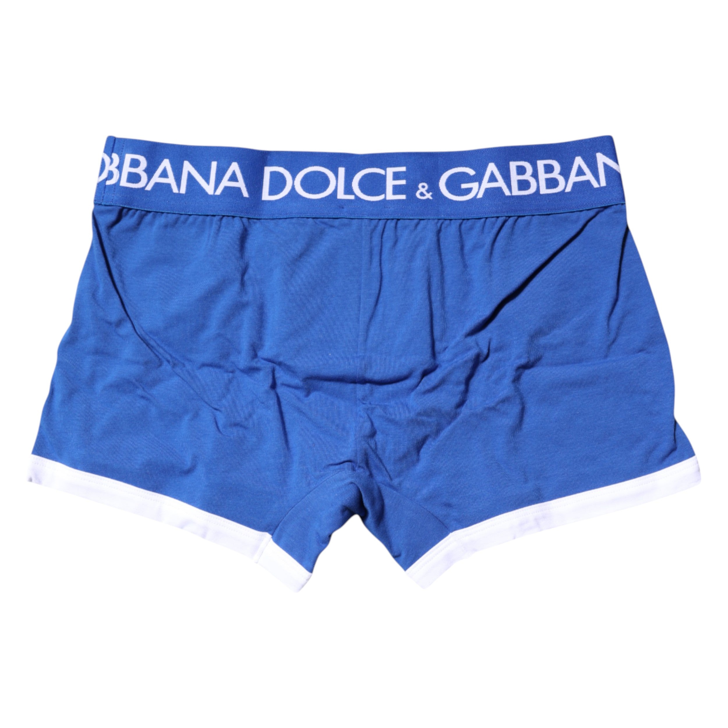 Blue Logo Waist Regular Boxer Brief Underwear - ventzia