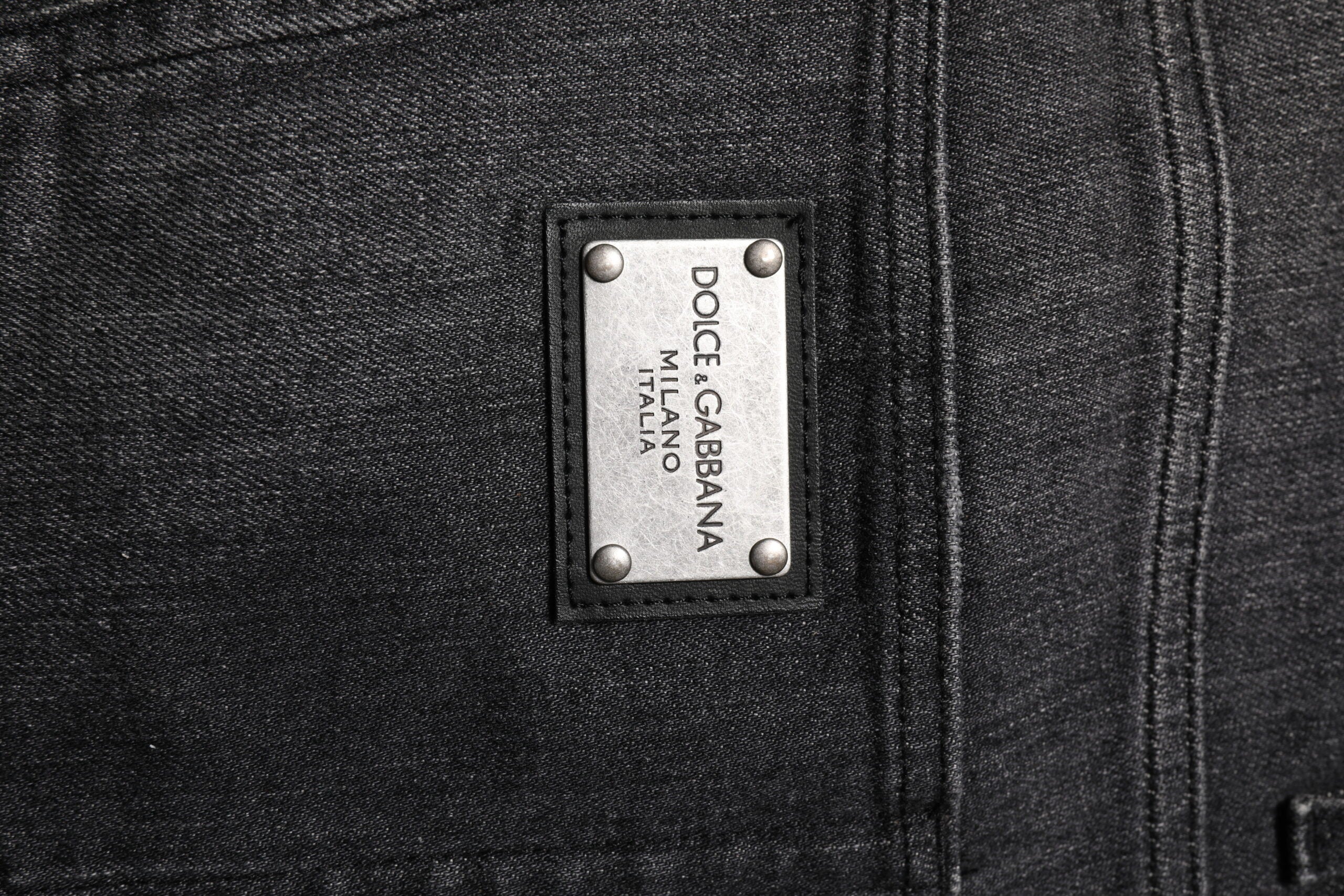 Gray Washed Cotton Loose Denim Jeans - ventzia