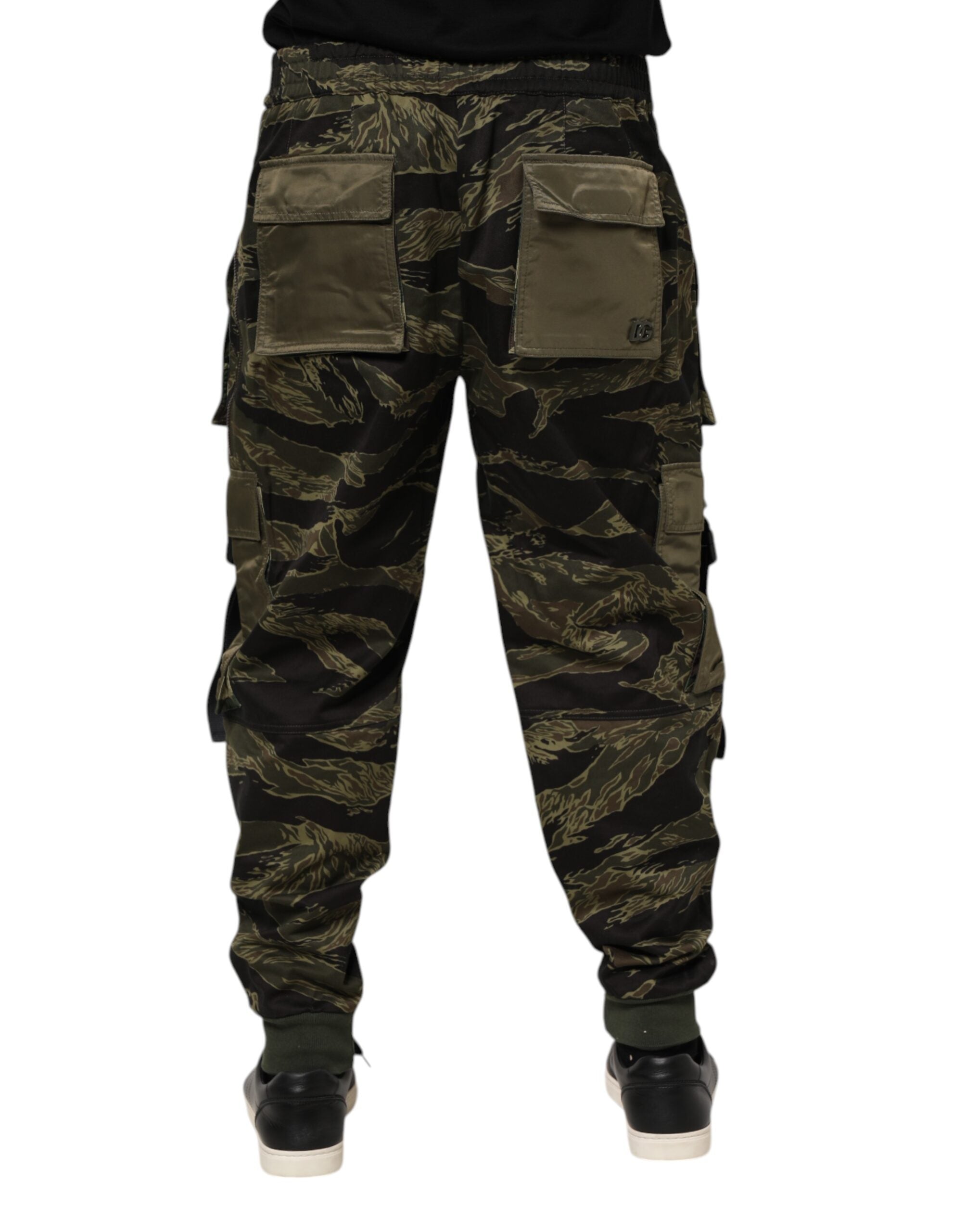 Multicolor Cargo Camouflage Pants - ventzia