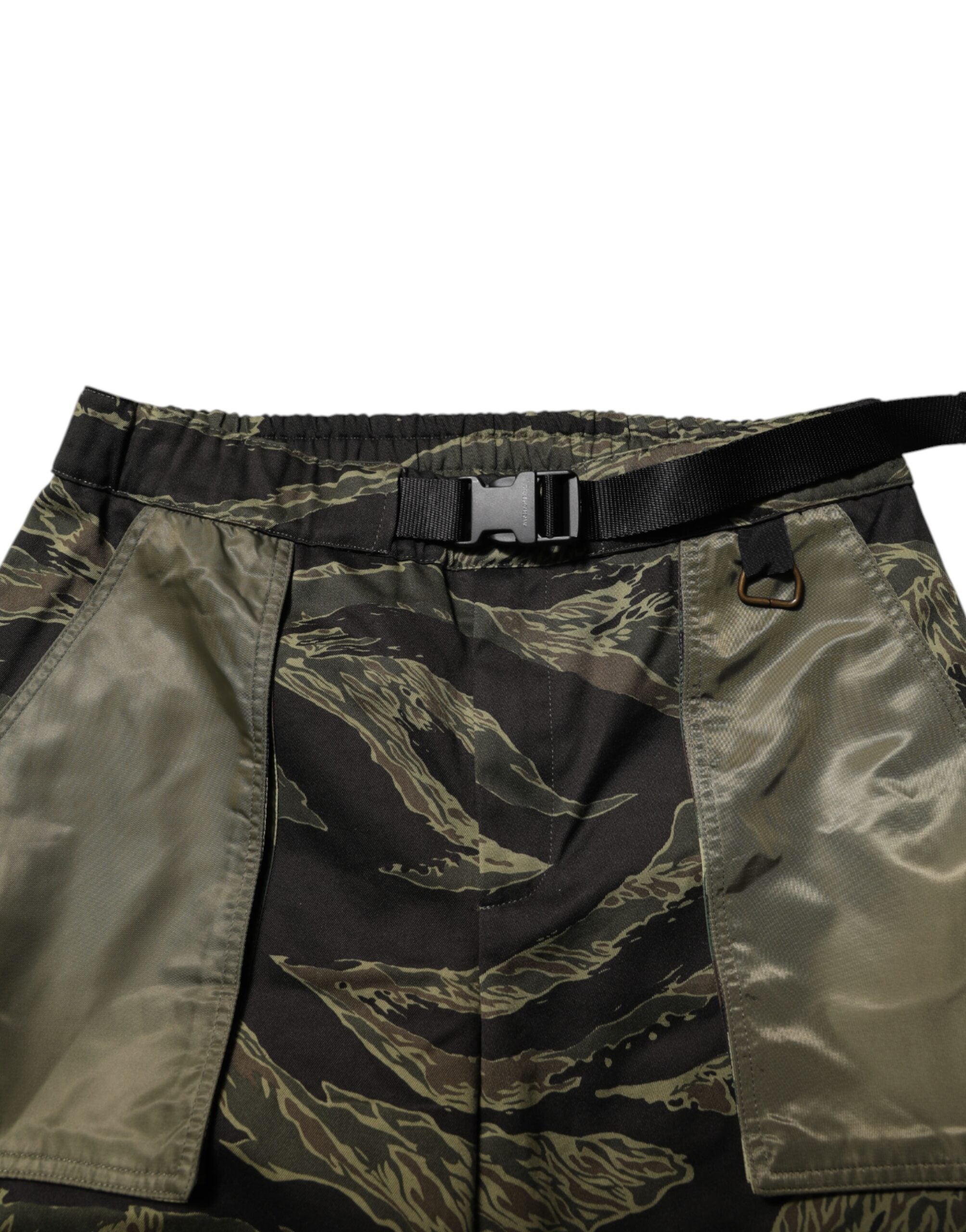 Multicolor Cargo Camouflage Pants - ventzia