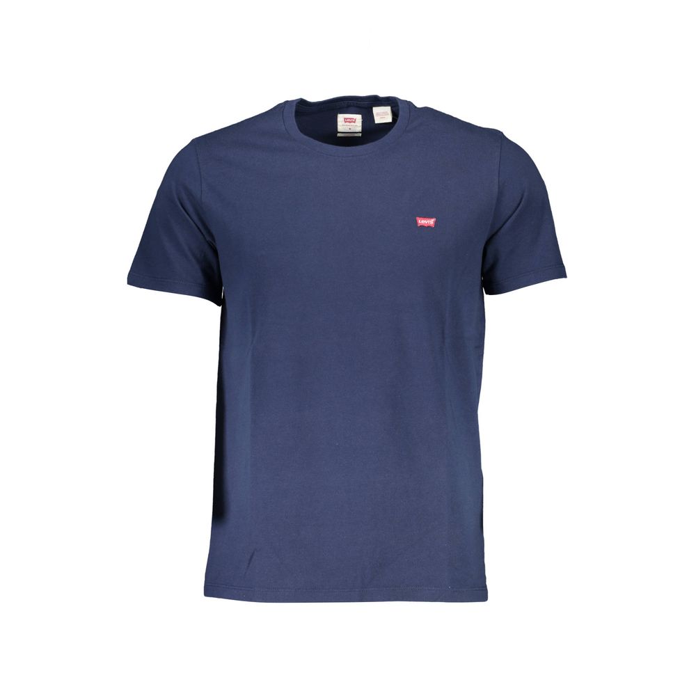 Blue Cotton T-Shirt - ventzia