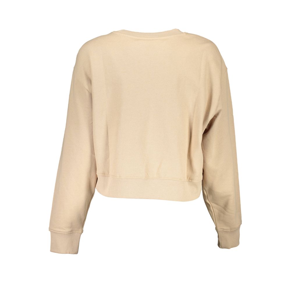 Beige Cotton Sweater - ventzia