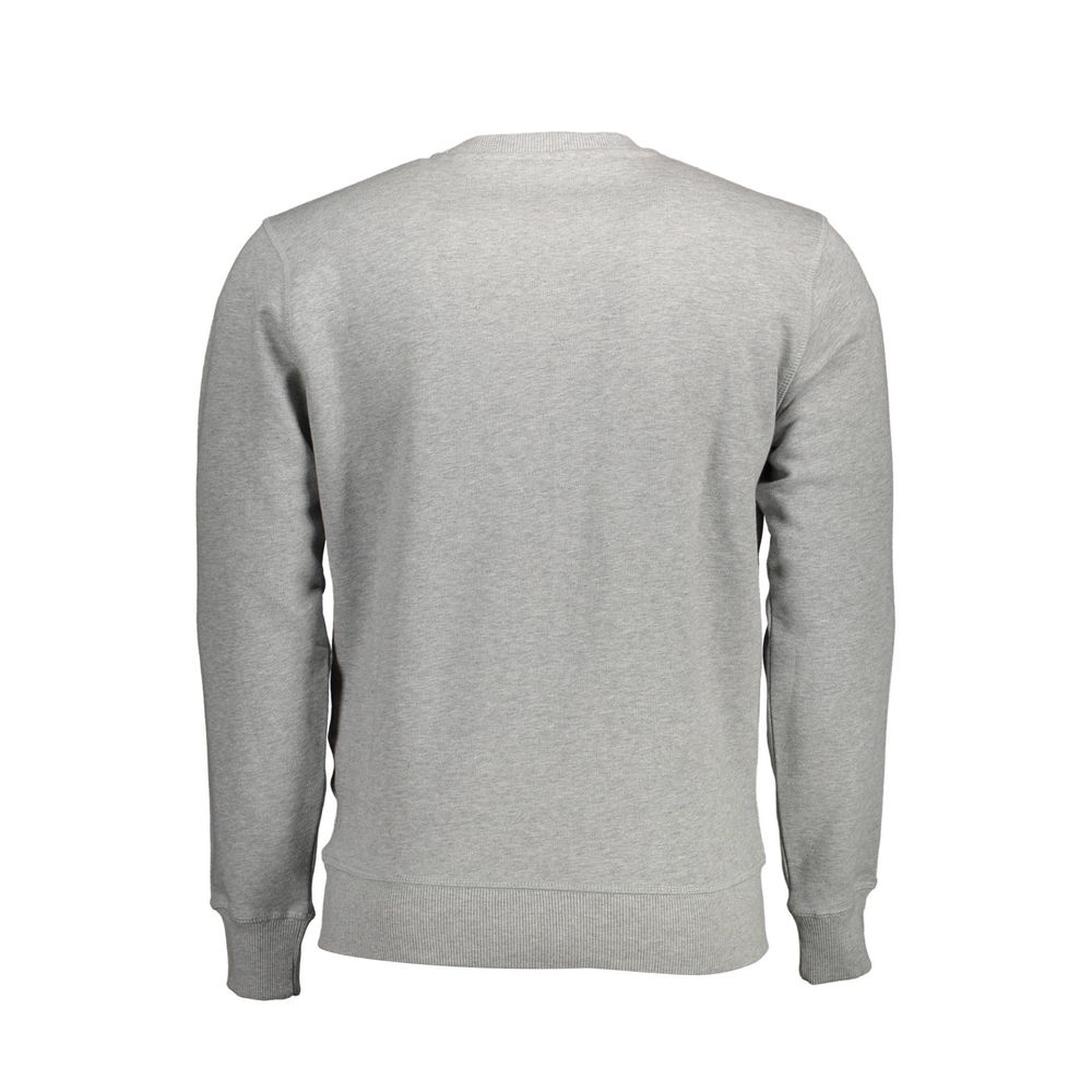 Gray Cotton Men Sweater - ventzia