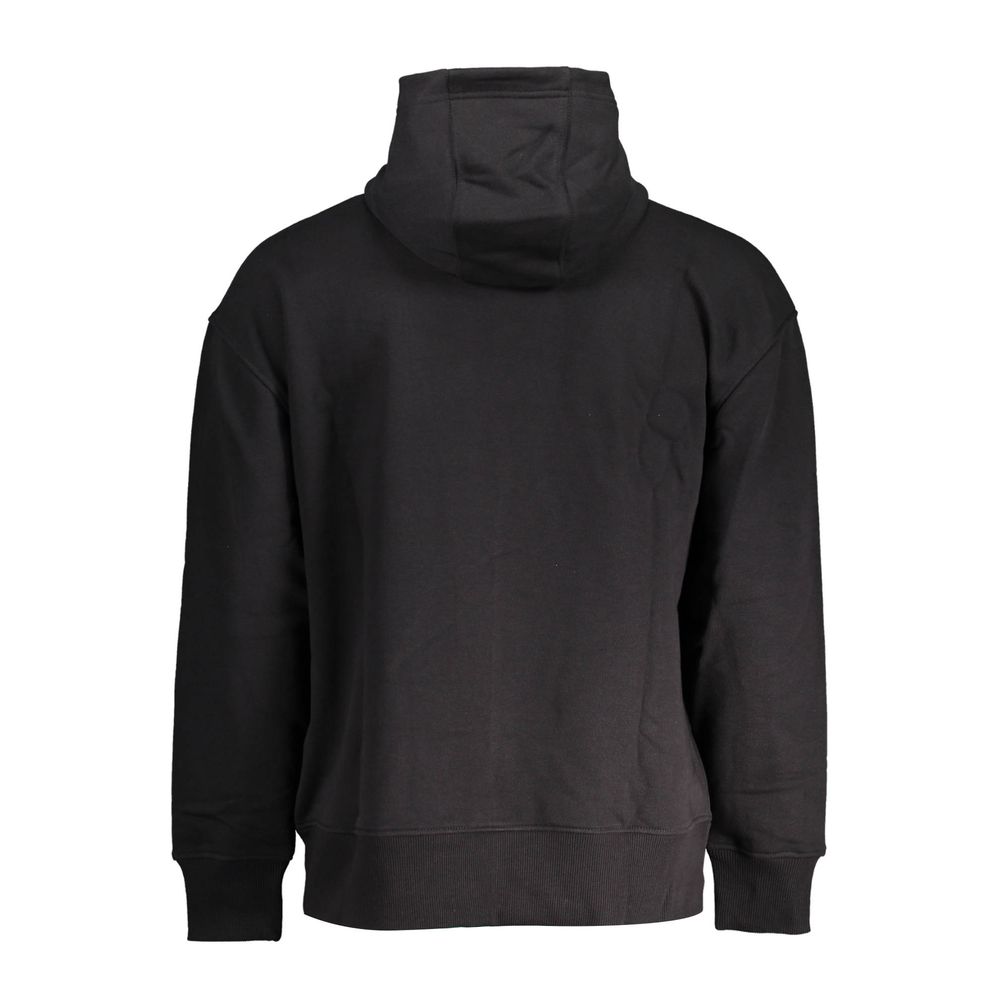 Black Cotton Men Sweater - ventzia
