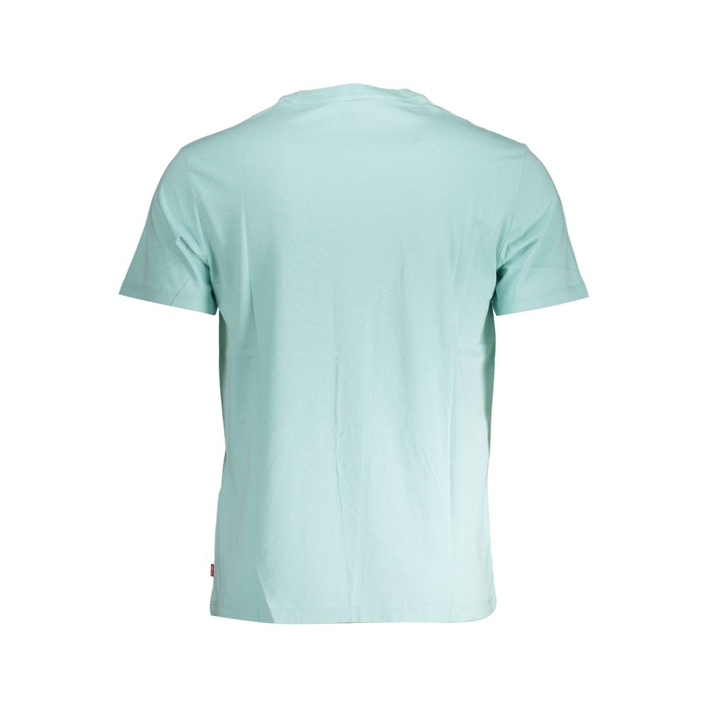 Blue Cotton T-Shirt - ventzia
