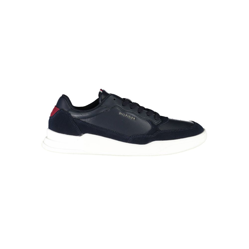 Blue Leather Men's Sneaker - ventzia