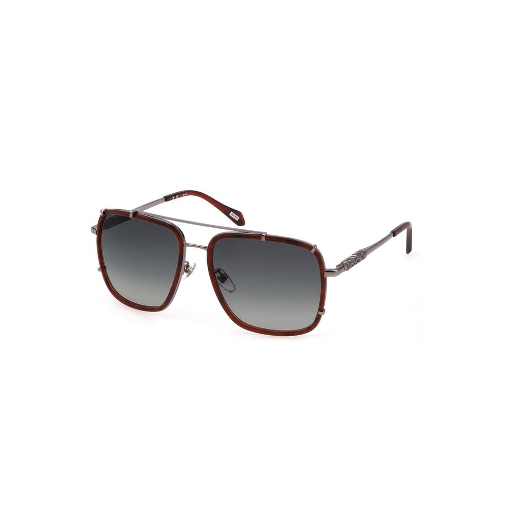 Brown Metal Women Sunglass - ventzia