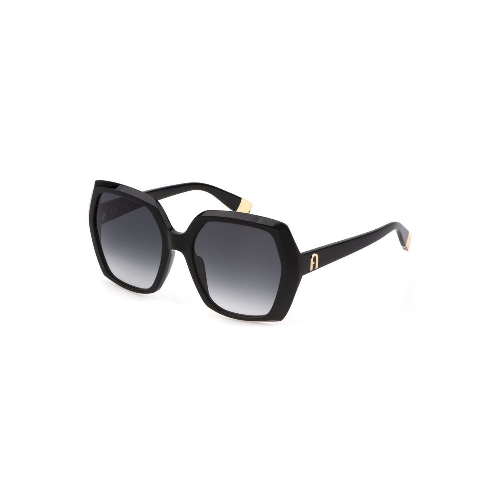 Black Acetate Women Sunglasses - ventzia