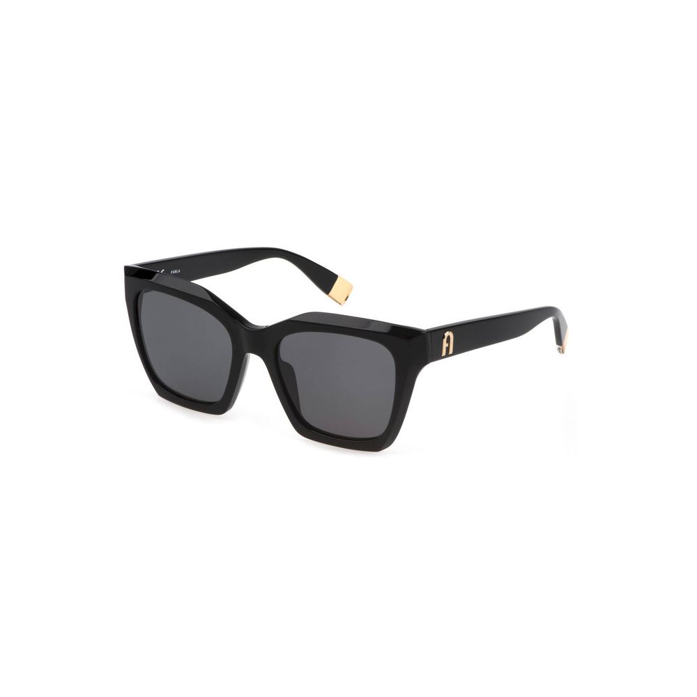 Black Acetate Women Sunglass - ventzia