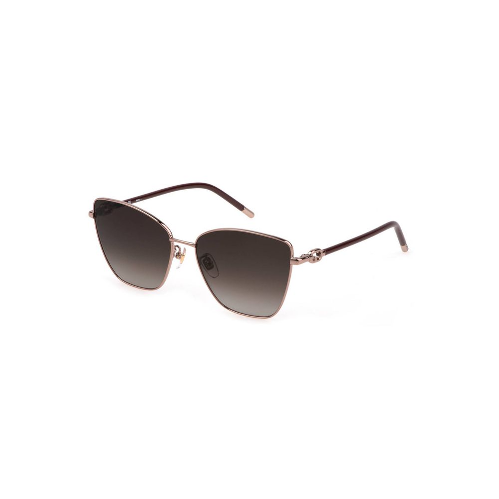 Gray Metal Women Sunglass - ventzia
