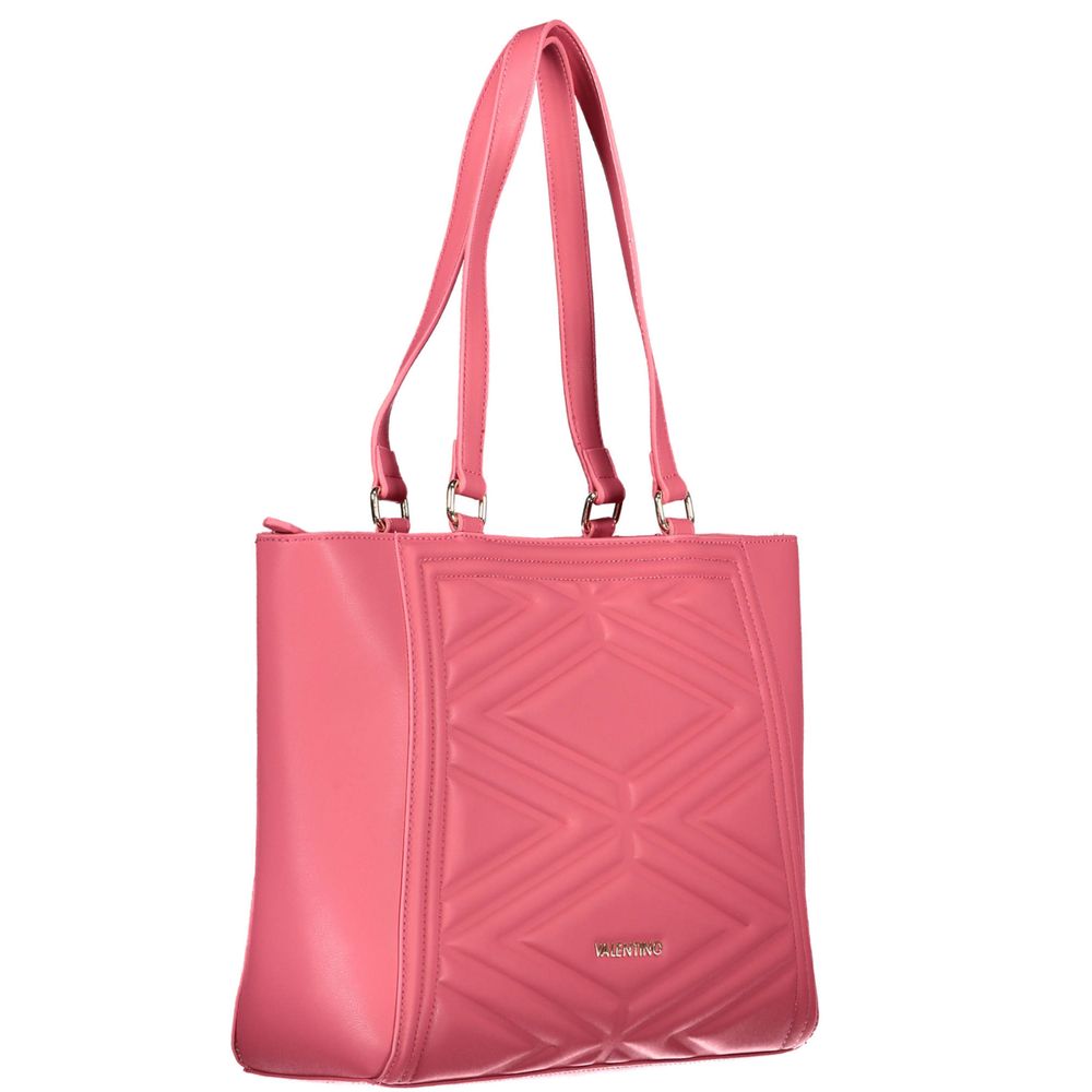 Pink Polyethylene Handbag - ventzia