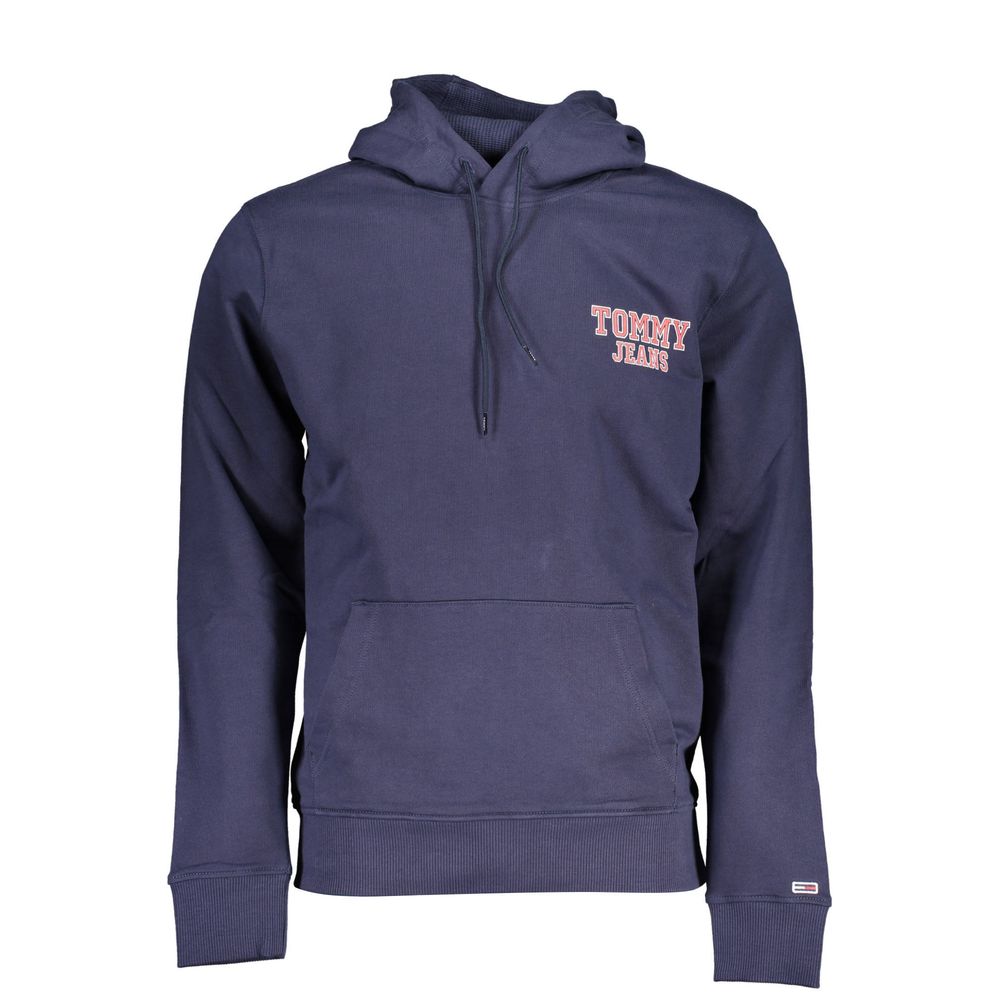 Blue Cotton Men's Hoodie - ventzia