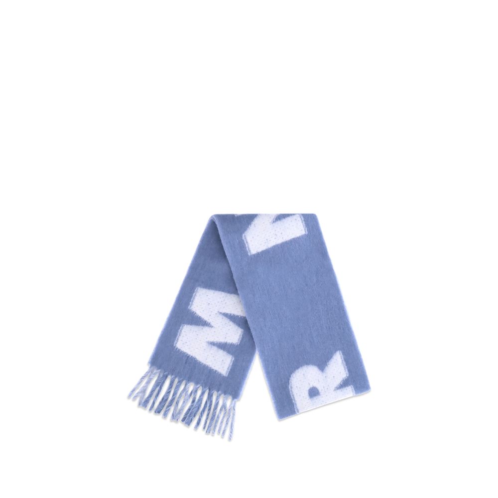 Light Blue Wool Scarf - ventzia