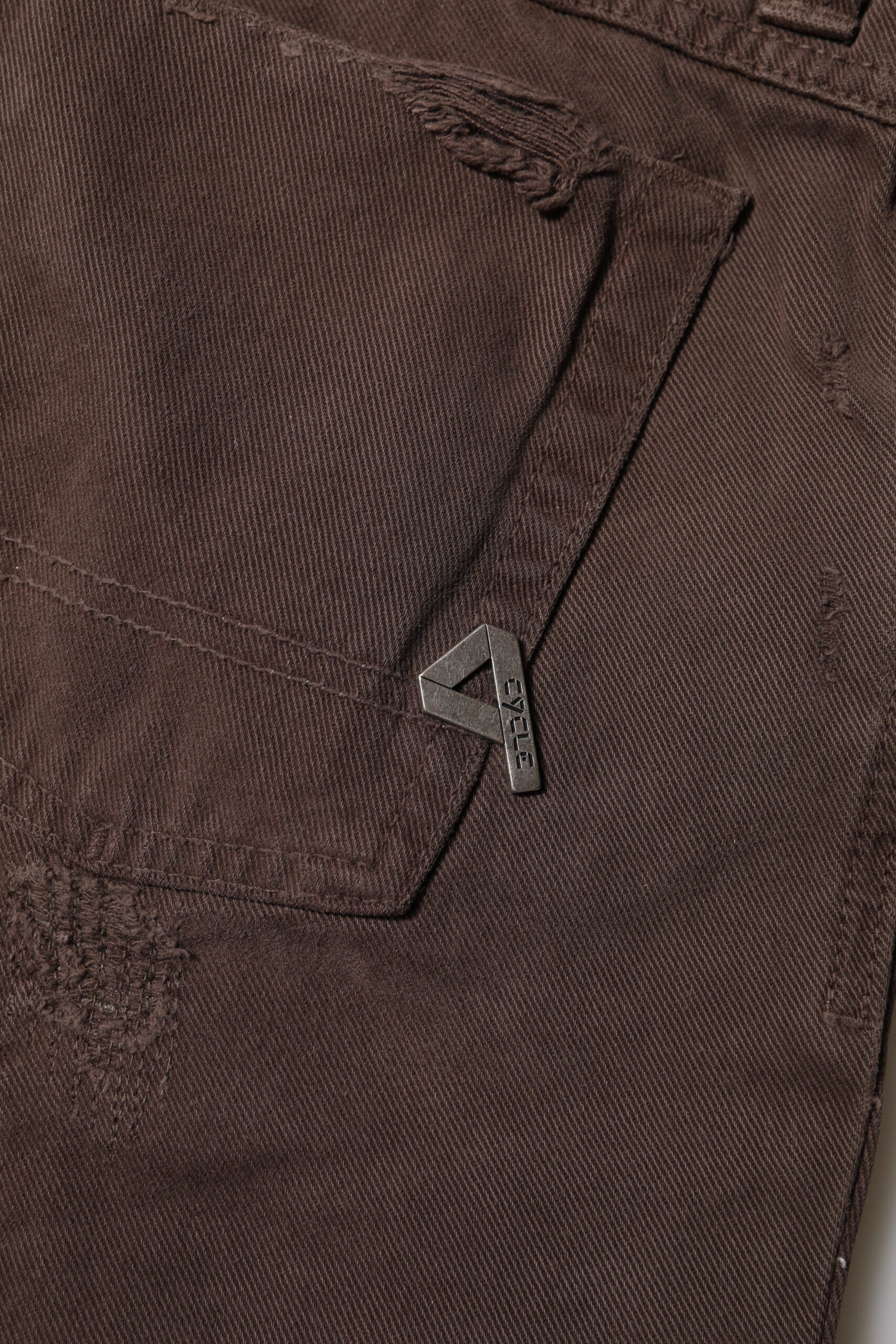 Brown Cotton Low Waist Skinny Casual Jeans - ventzia