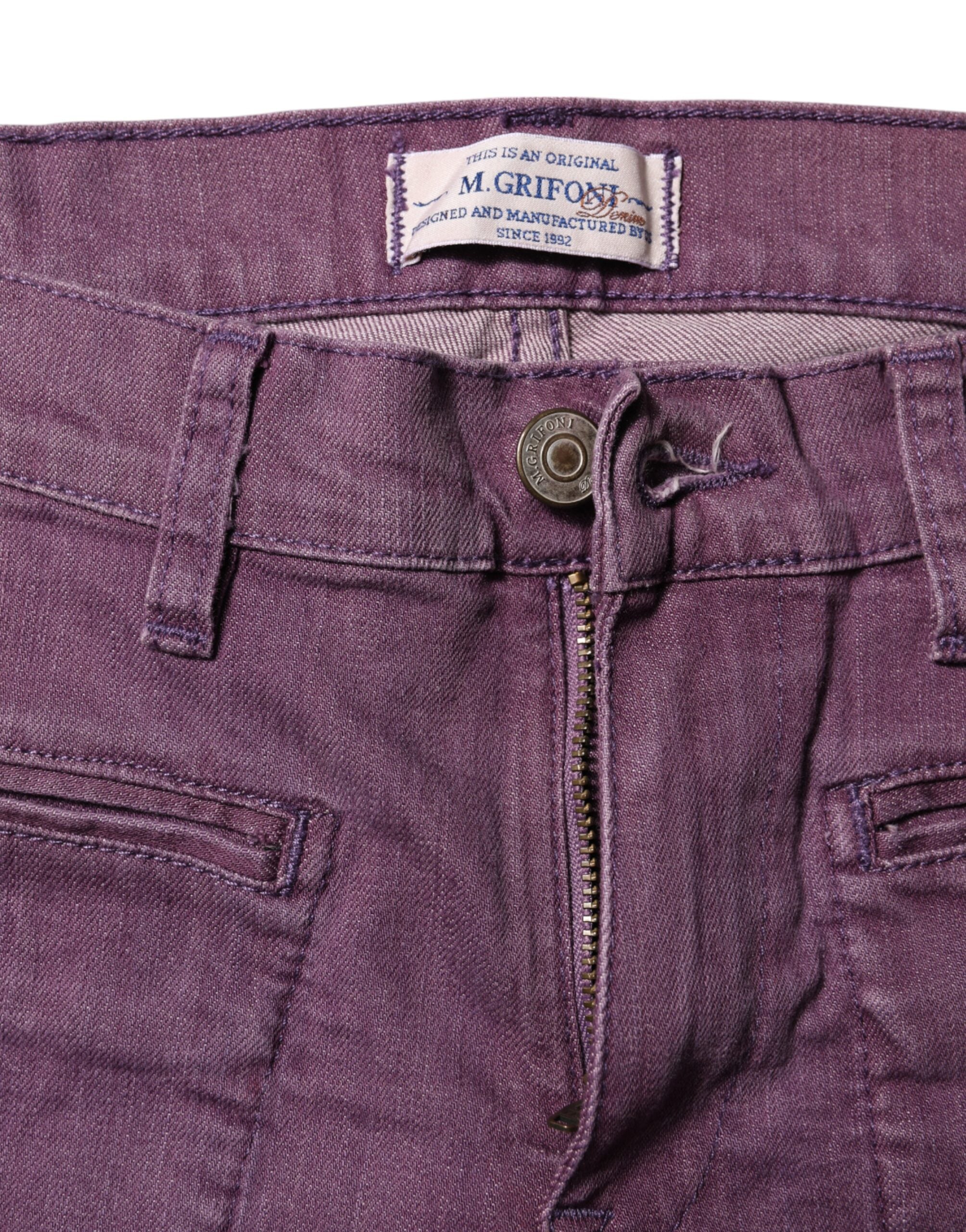 Brown High Waisted Flared Cut Pants - ventzia