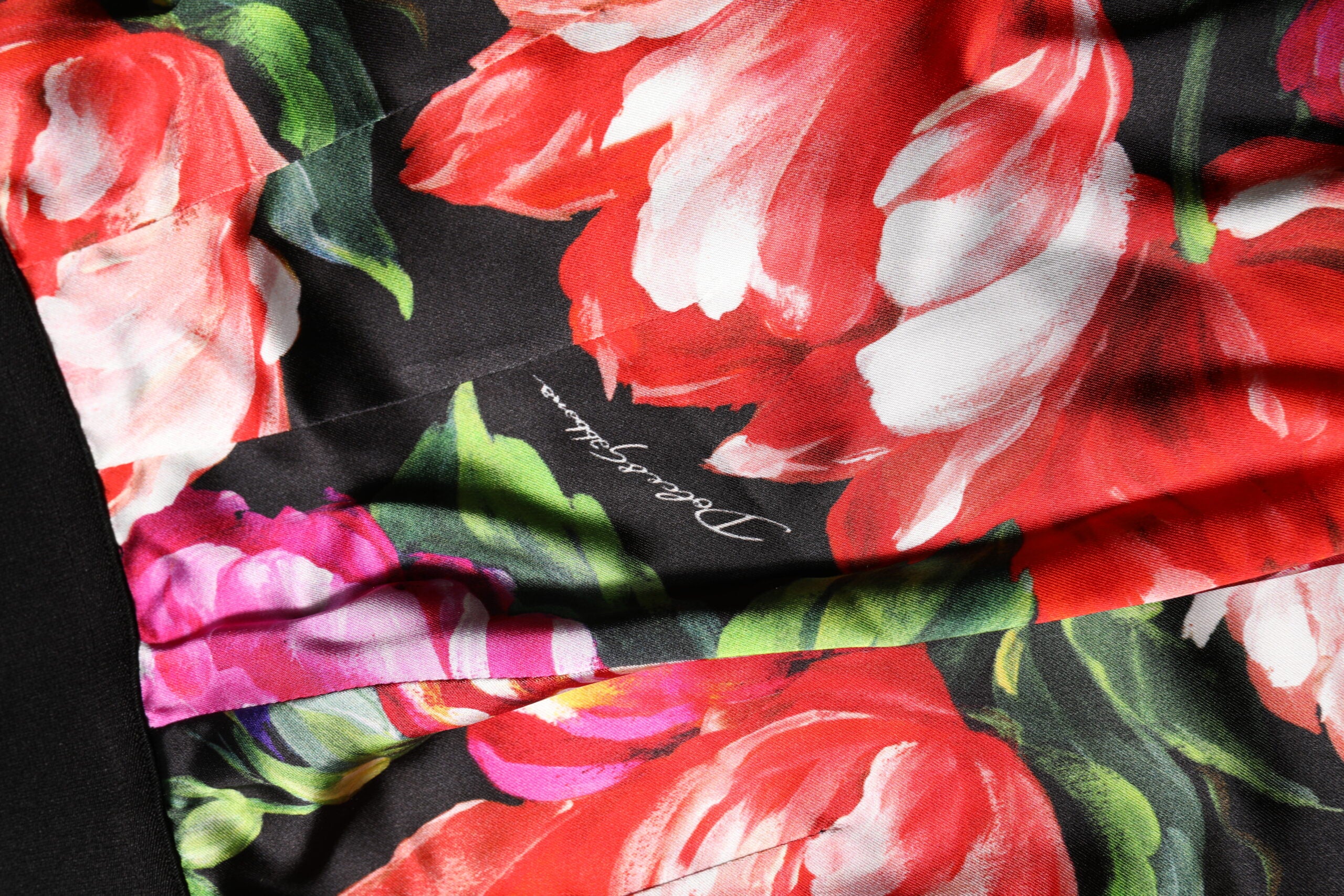 Multicolor Floral Legging Stretch Waist Pants - ventzia