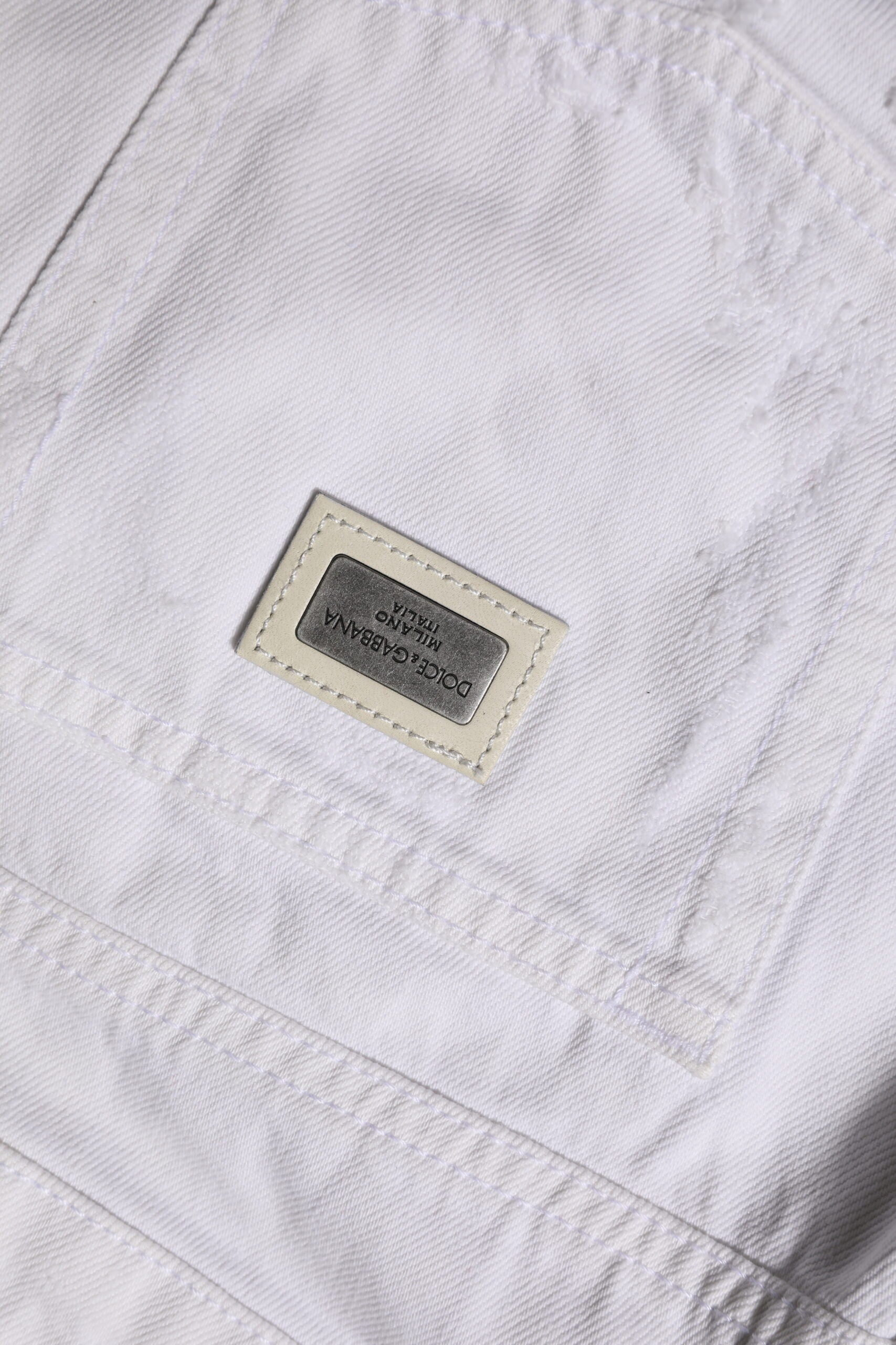 White Cotton Mid Waisted Women Denim Jeans - ventzia