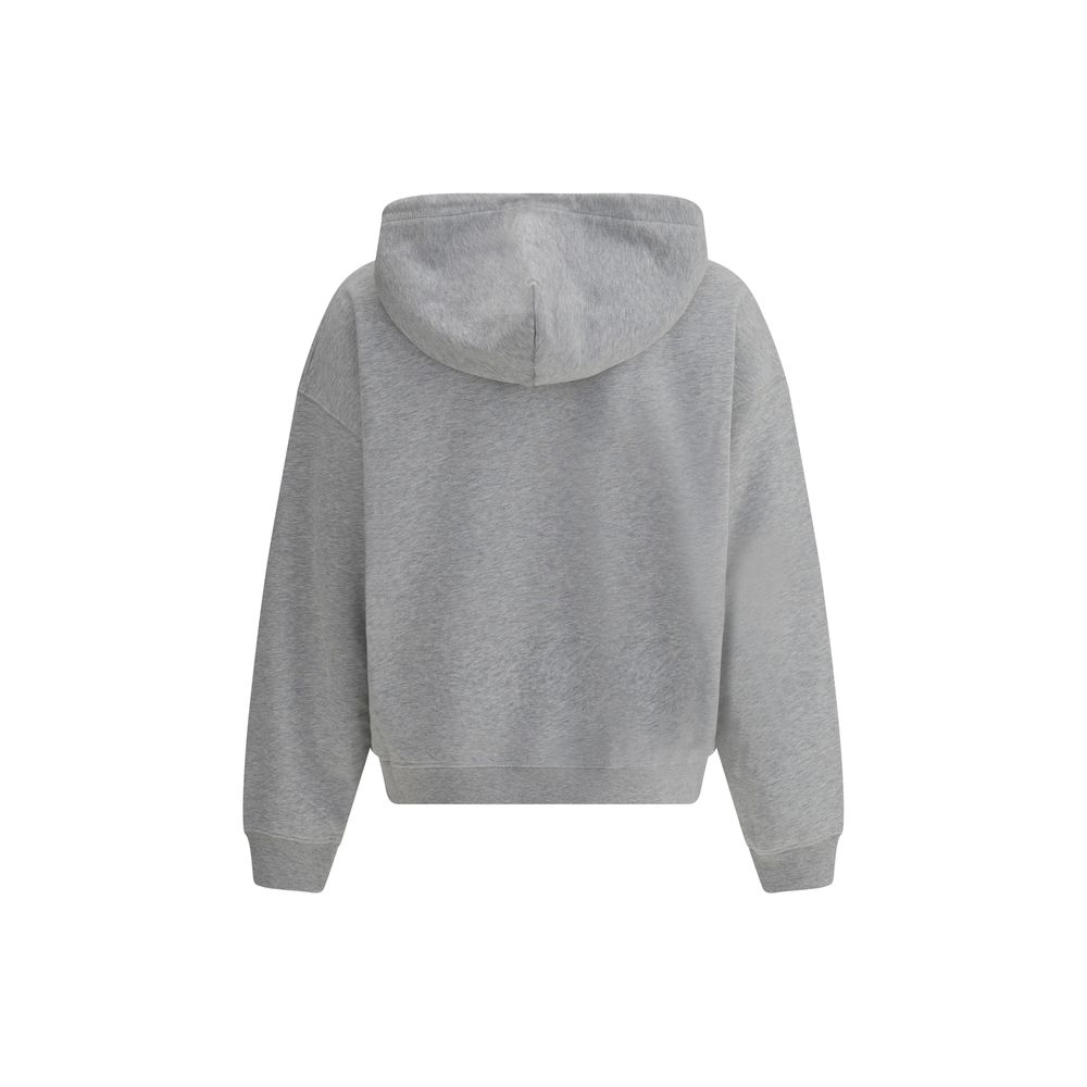 Gray Cotton Sweatshirt - ventzia