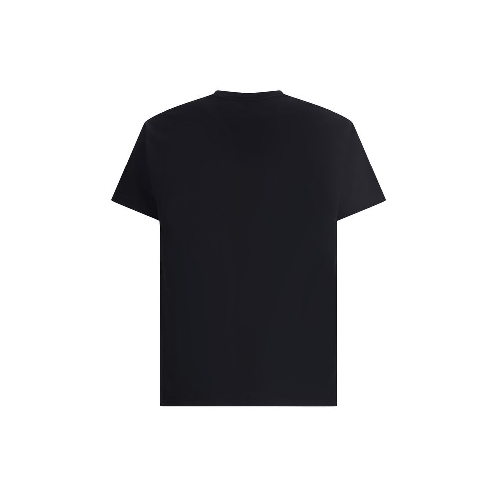 Black Cotton T-Shirt - ventzia