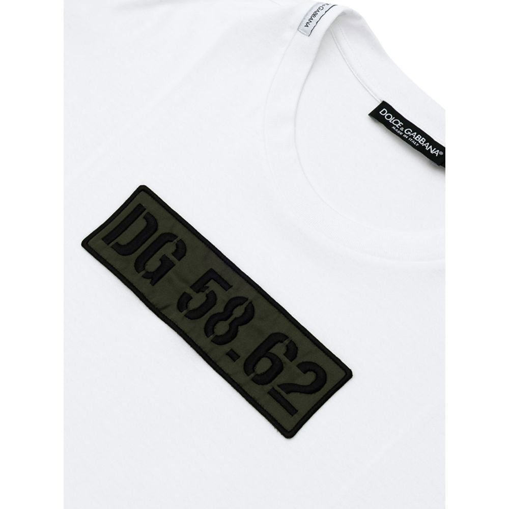 White Cotton T-Shirt - ventzia