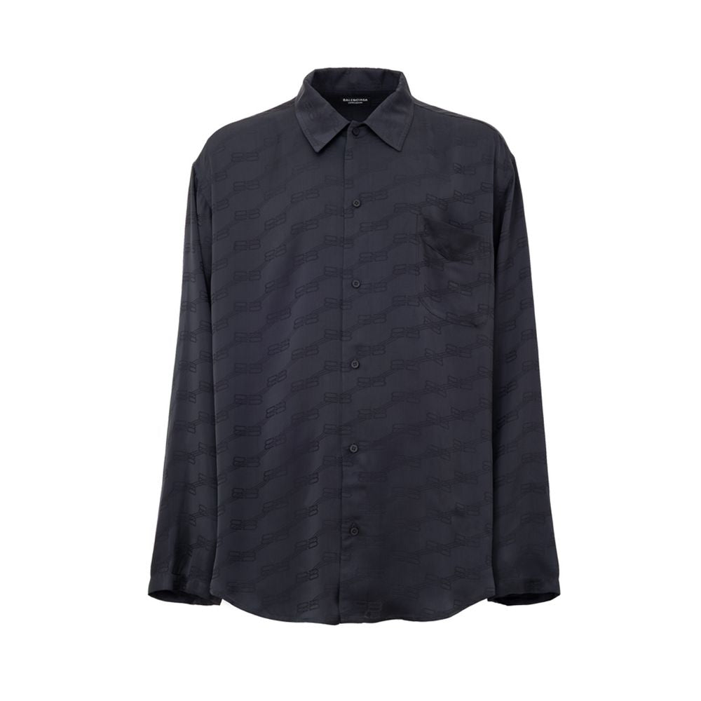 Gray Viscose Shirt - ventzia