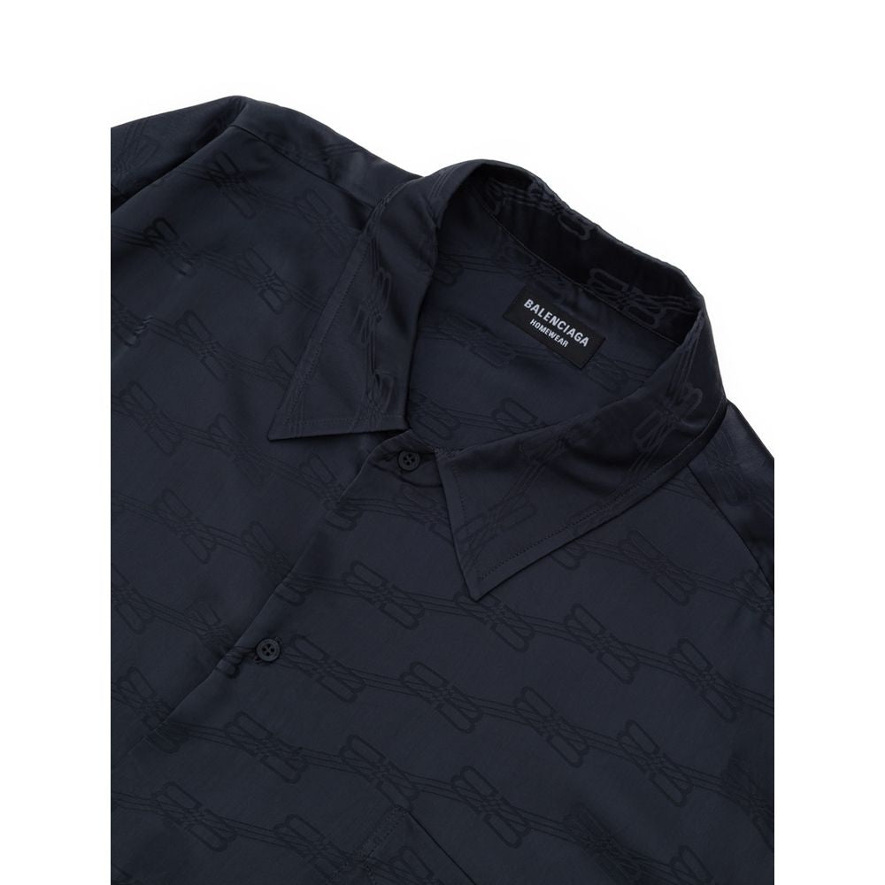 Gray Viscose Shirt - ventzia
