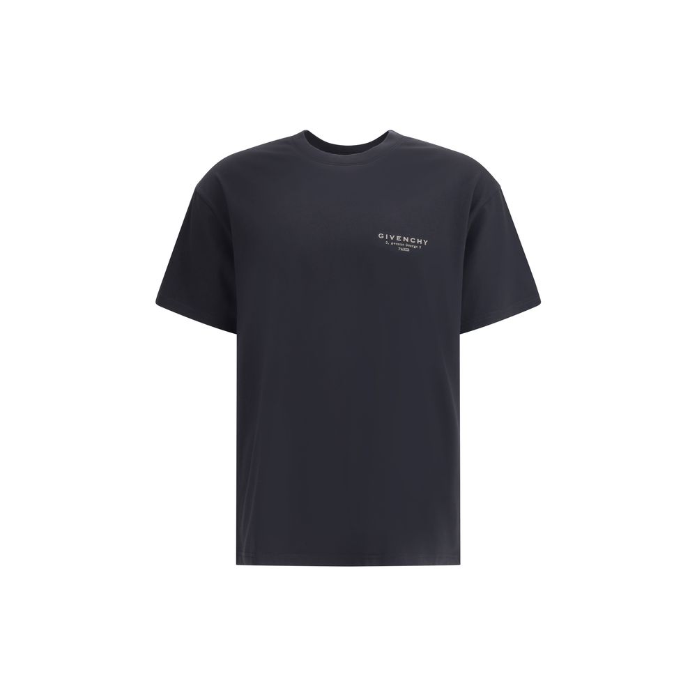 Black Cotton T-Shirt - ventzia