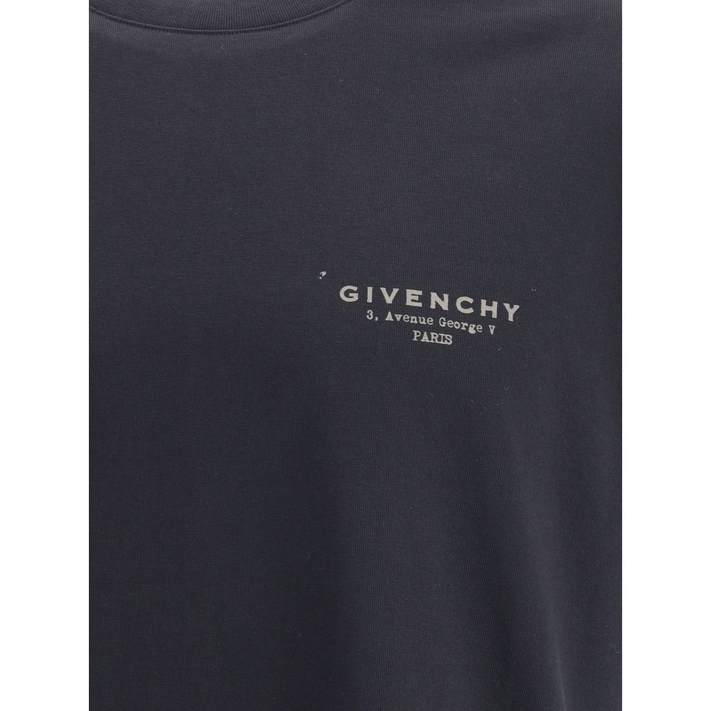Black Cotton T-Shirt - ventzia