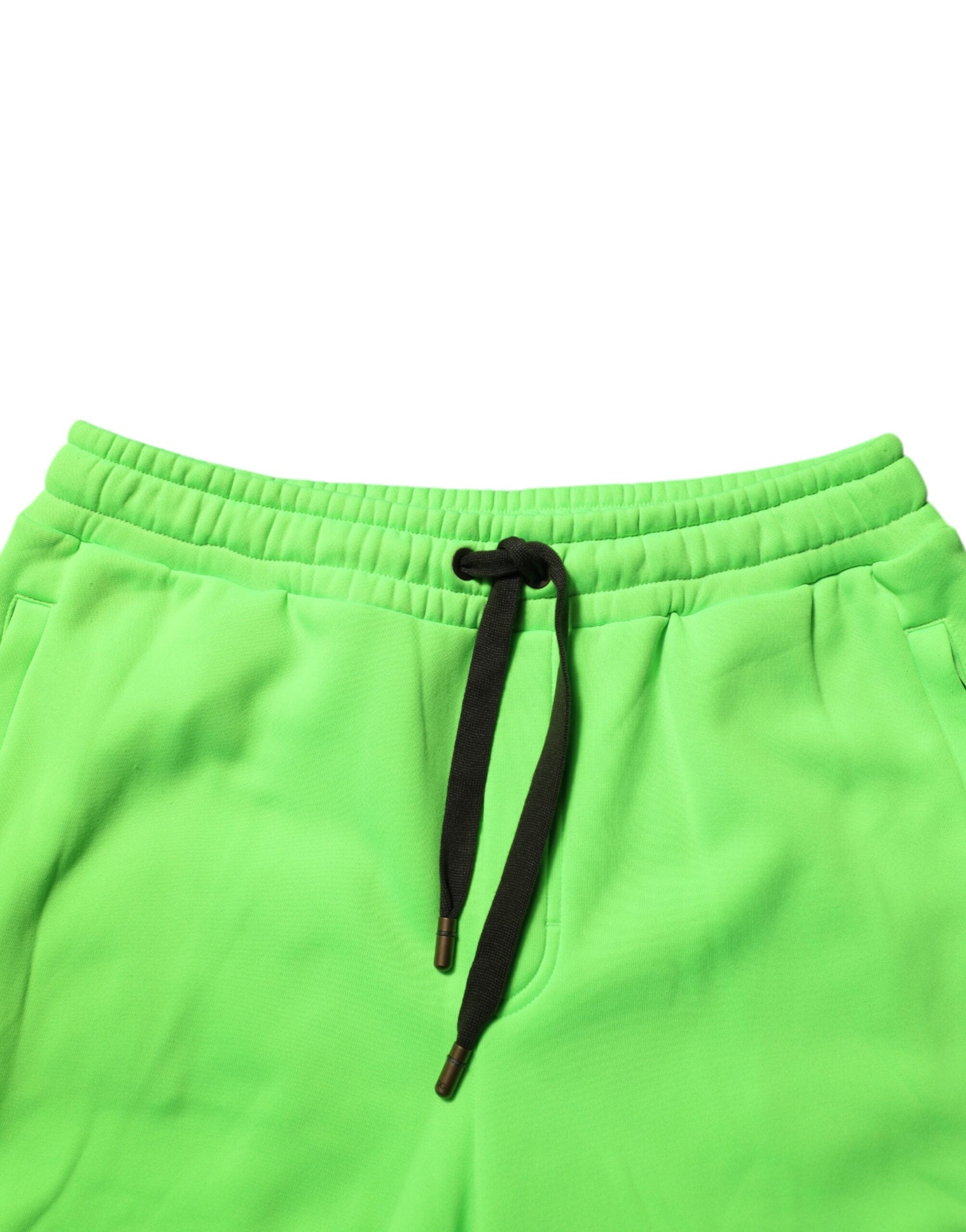 Green Patchwork Cargo Bermuda Men Shorts - ventzia