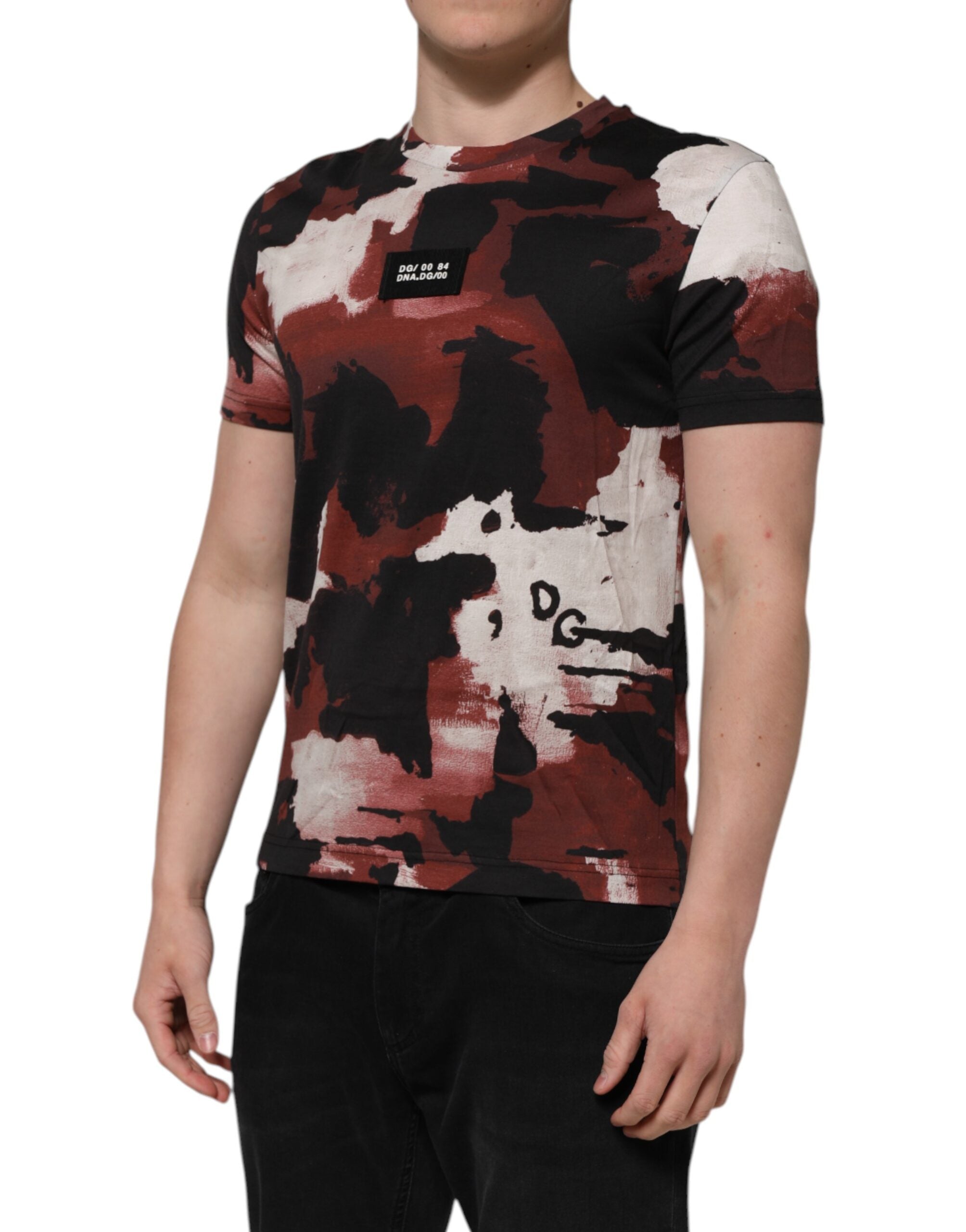 Multicolor Camouflage Men Crew Neck T-shirt - ventzia
