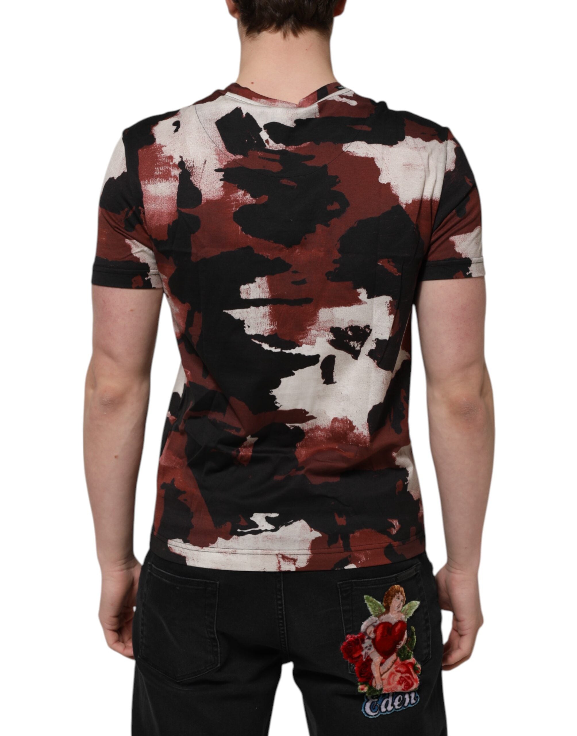 Multicolor Camouflage Men Crew Neck T-shirt - ventzia
