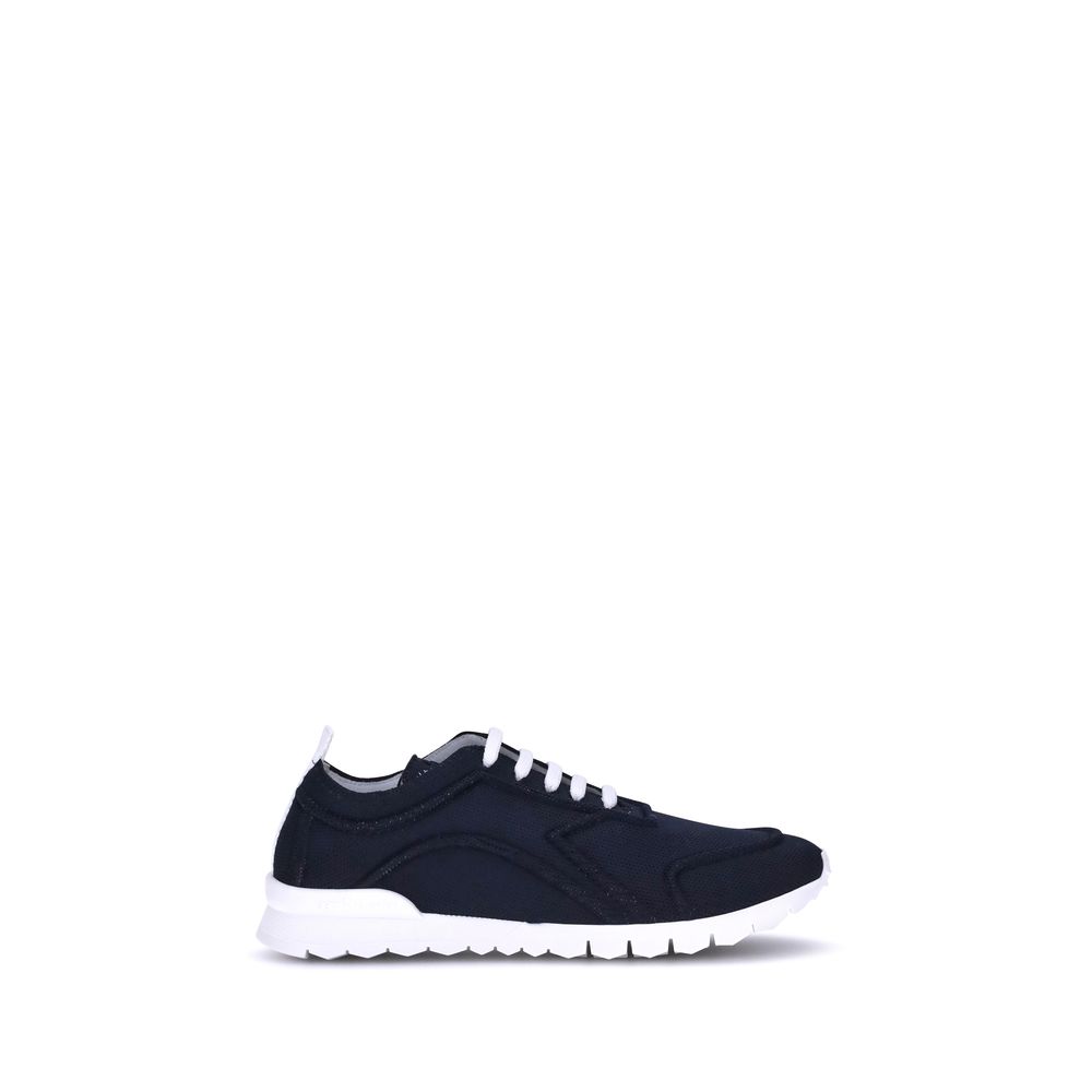 Black Cotton Athletic Sneakers - ventzia