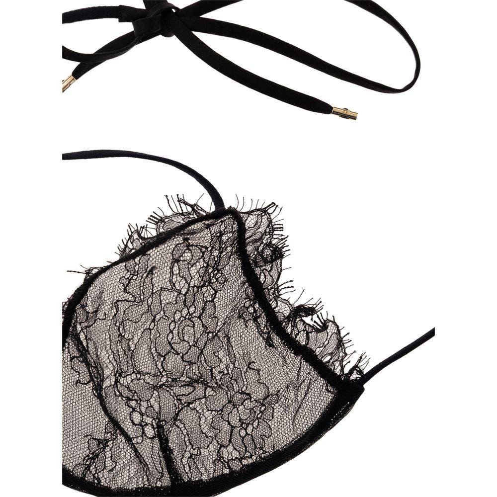 Black Polyamide Bra - ventzia