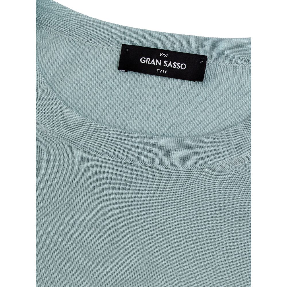 Blue Cashmere Sweater - ventzia
