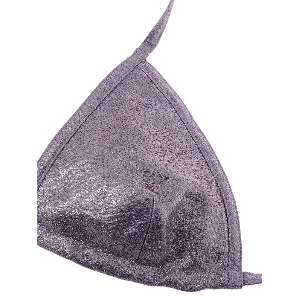 Purple Polyamide Bra - ventzia
