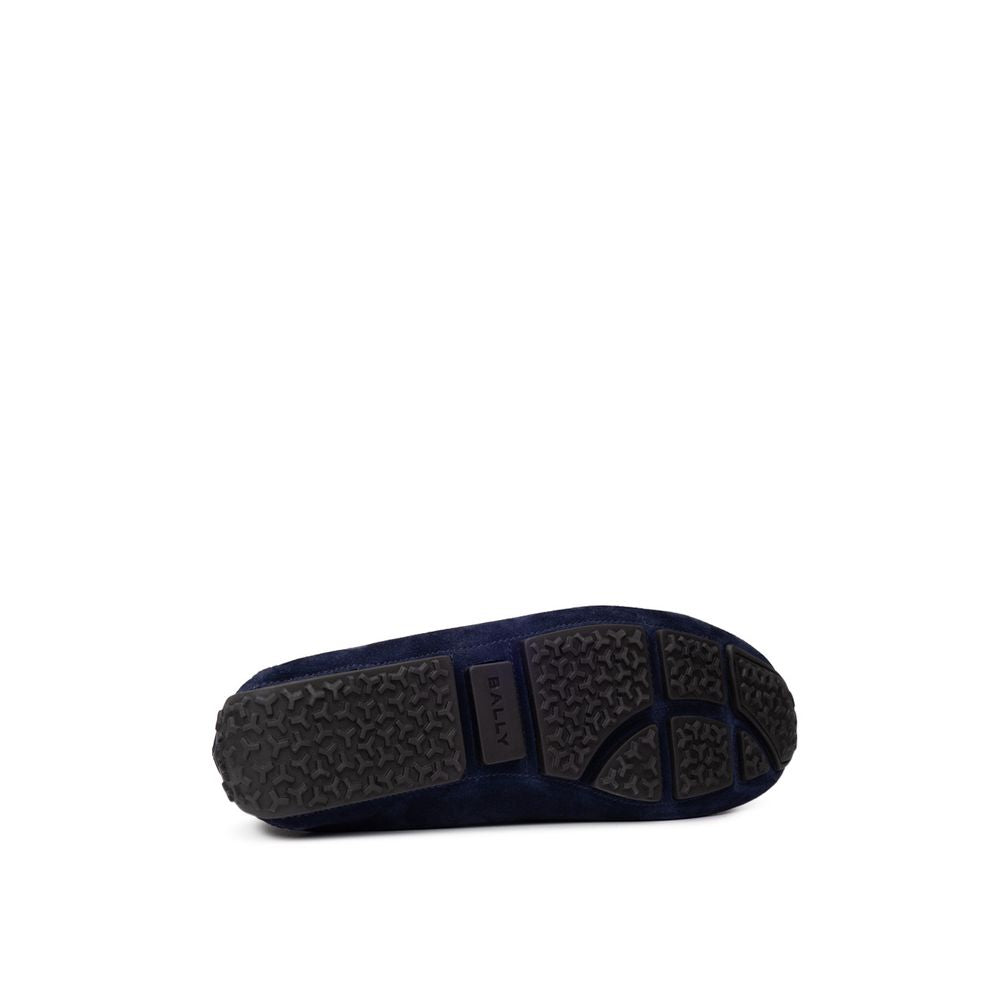 Blue Leather Moccassin - ventzia
