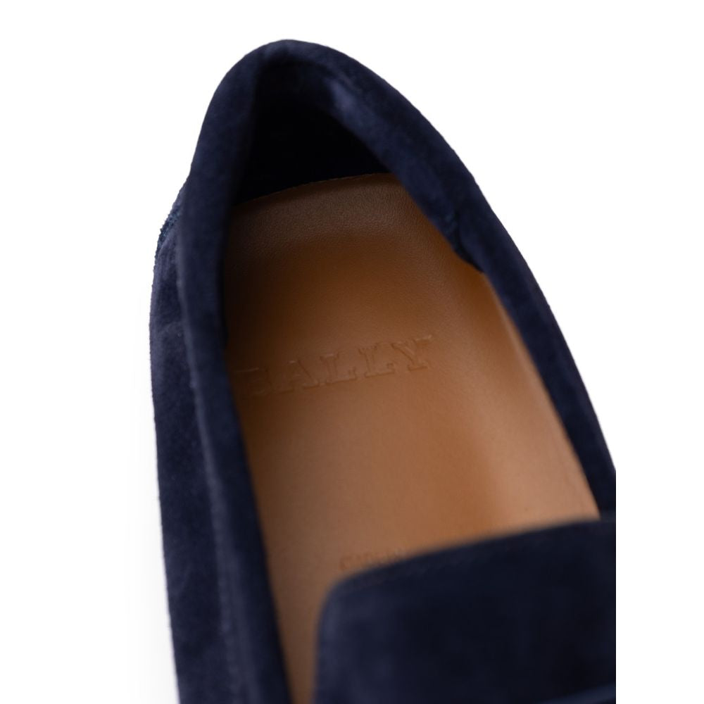 Blue Leather Moccassin - ventzia