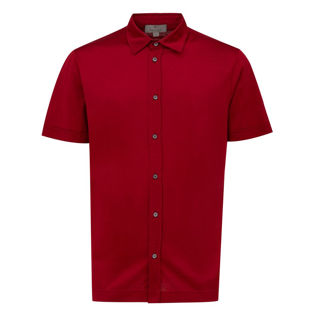 Red Cotton Shirt - ventzia