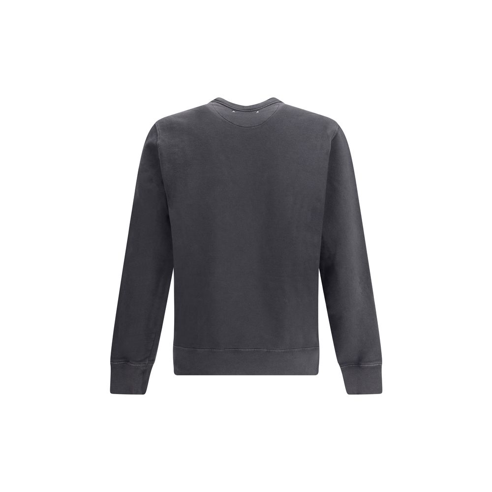 Black Cotton Sweatshirt - ventzia