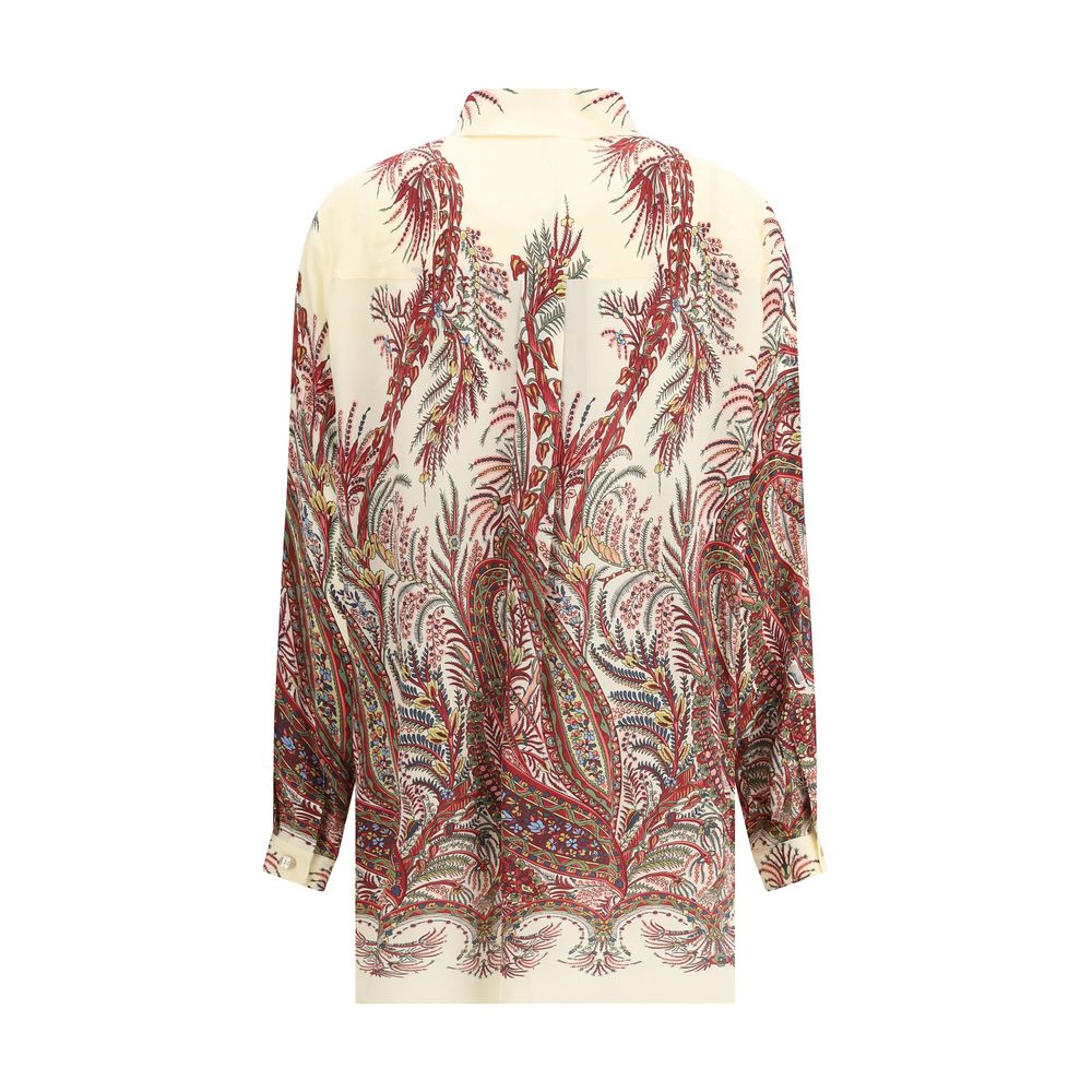 Multicolor Silk Pattern Shirt - ventzia